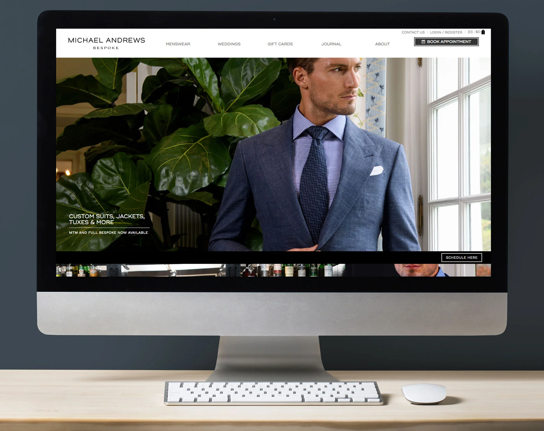 Modernize the website to match the new brand direction.
