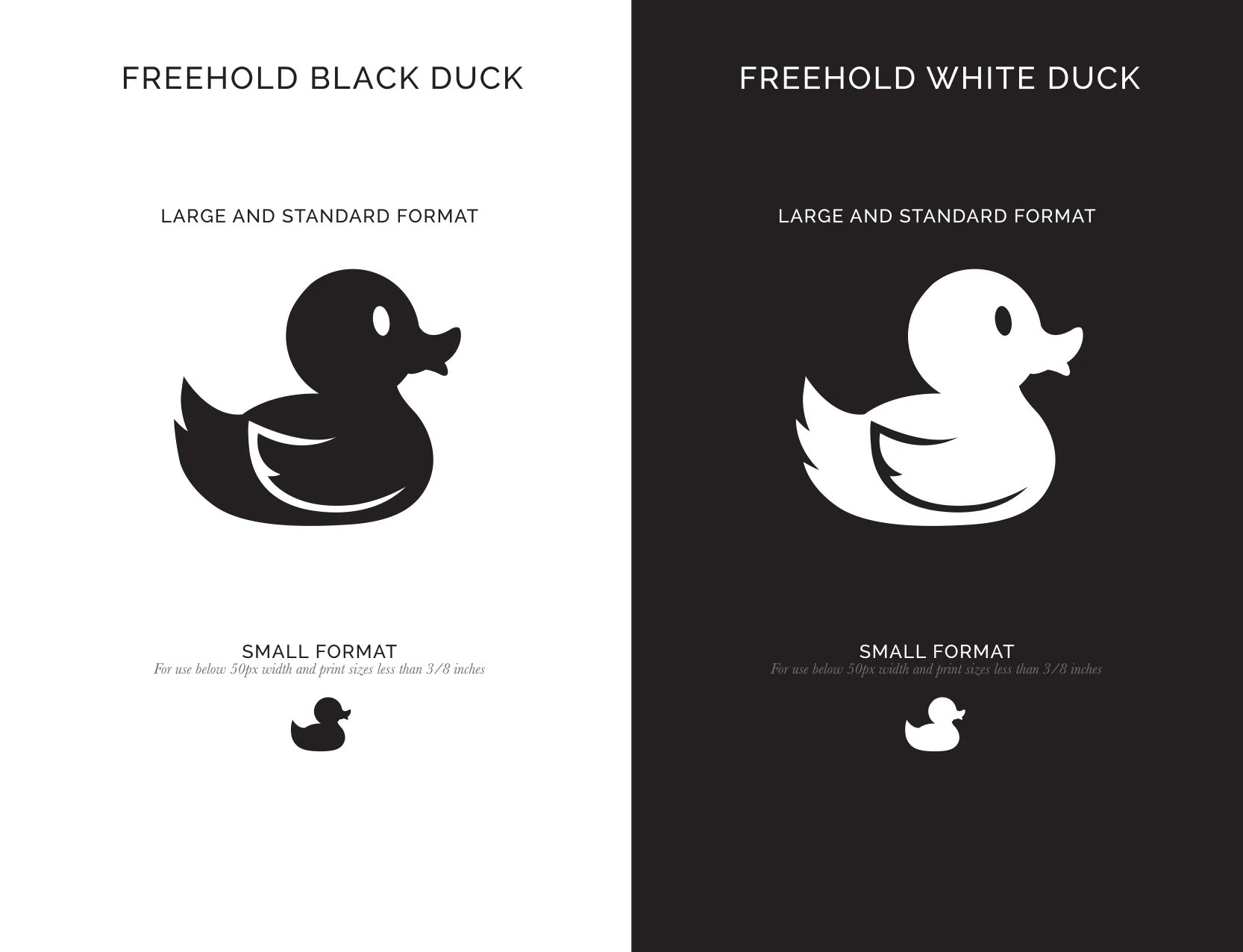 Branding of original Rubber Ducky design for the Freehold logo and promotional materials