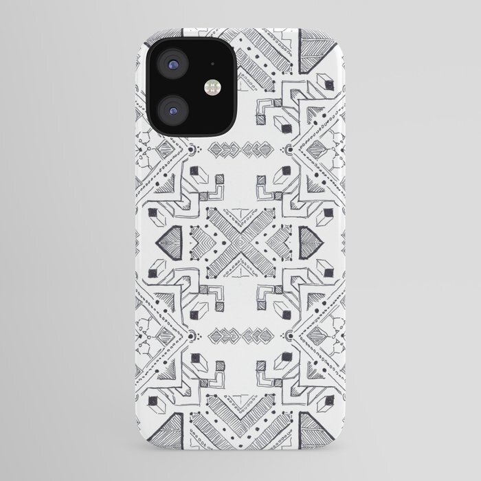 Black and White iPhone Case