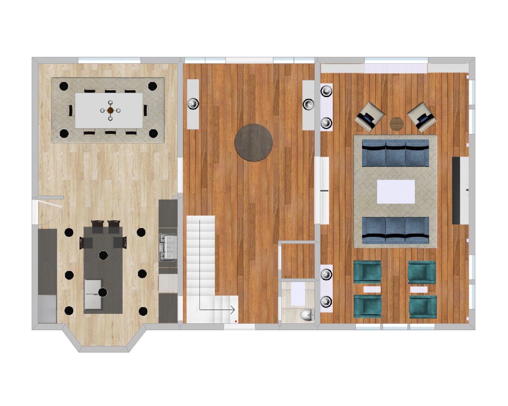Rendered Floor Plan
