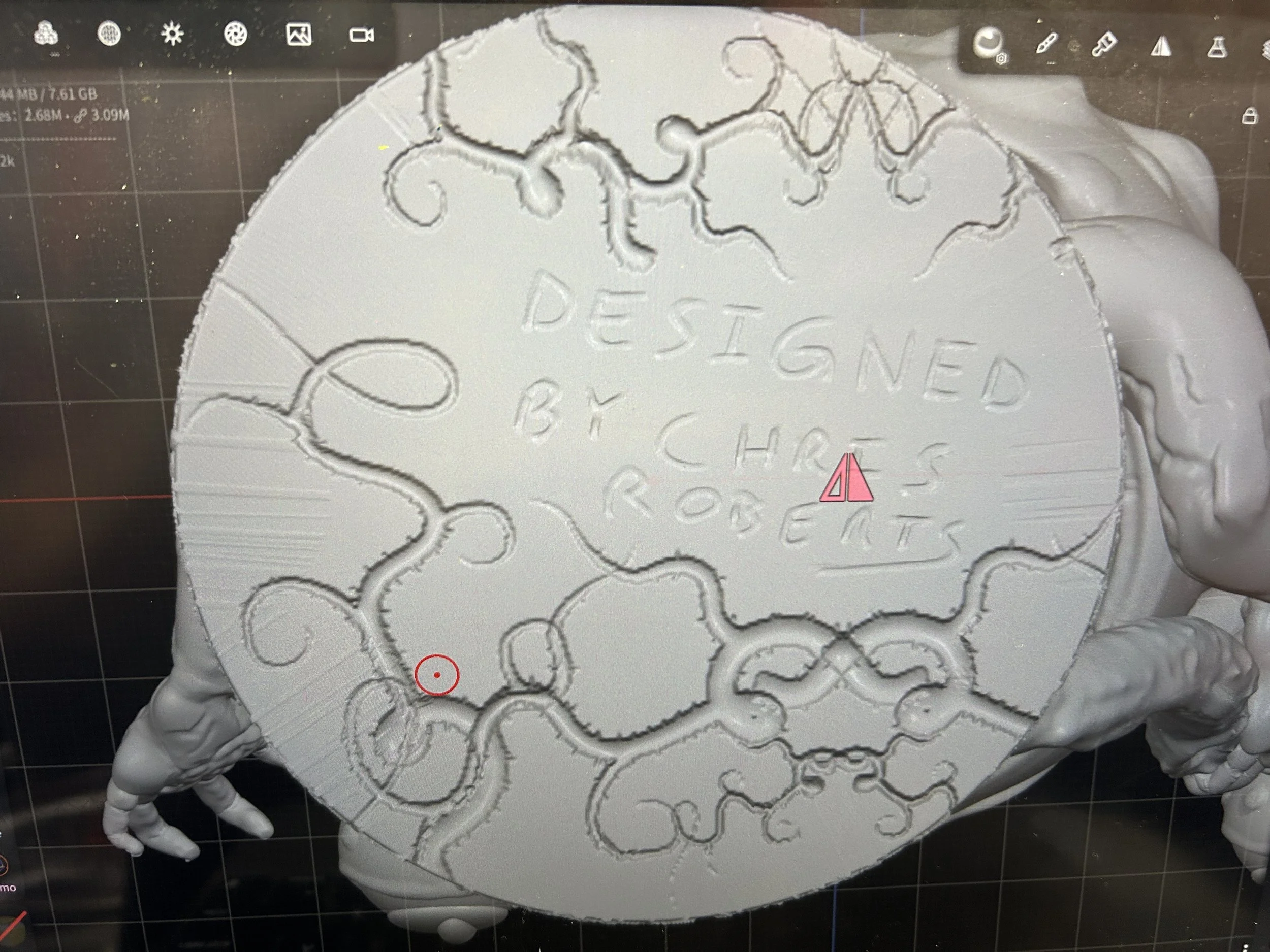  Custom Mychanid character for TTRPG game. Sculpted in Nomad. Printed in resin - large and mini size figurines 