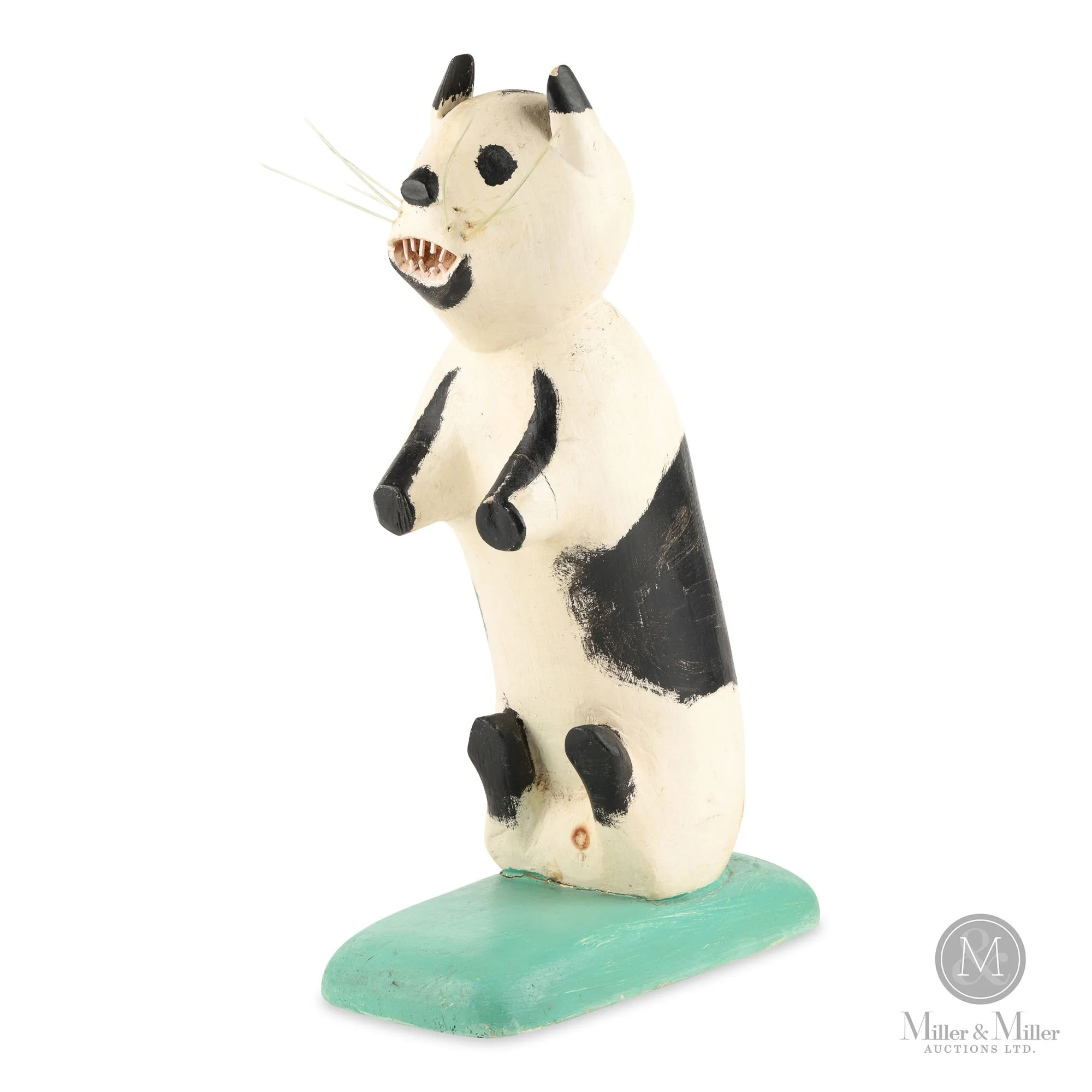 Black And White Cat by Charlie Tanner <br><b>SOLD: $1,180</b></br>