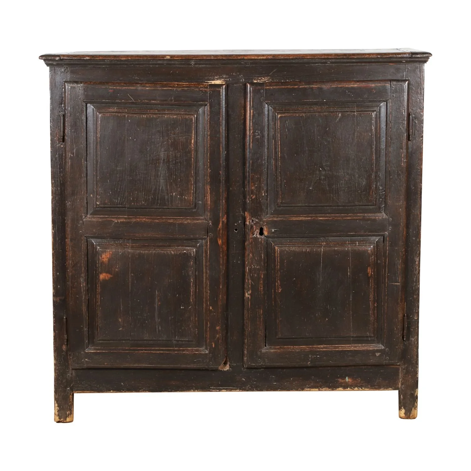 Early 18th century French Louis XIII low armoire. Estimate: $15,000-$25,000. 