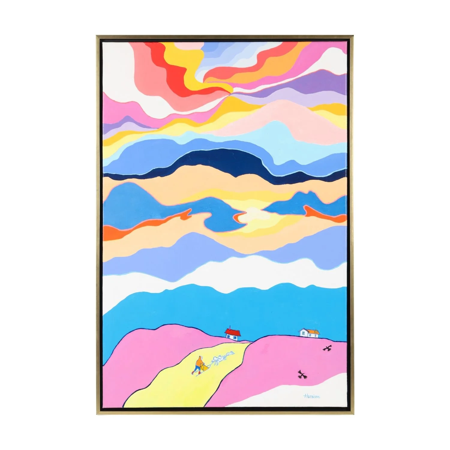 Ted Harrison - Dawson City Evening (CA$17,700).