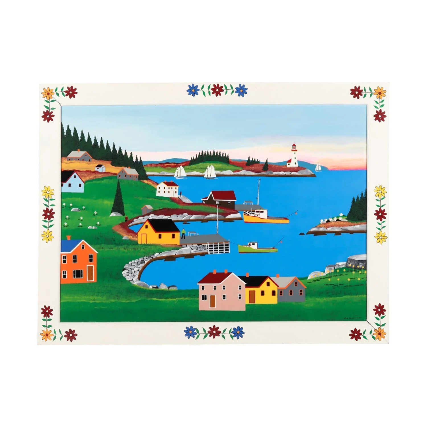 Joe Norris - Summer Cove, Flowers in Bloom (CA$23,600).