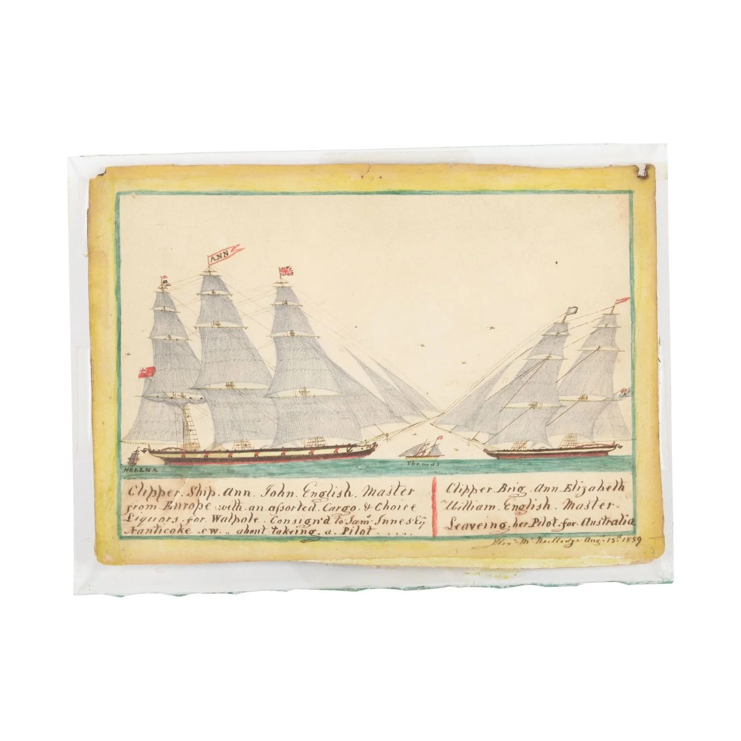 Captain Alexander McNeilledge - Port Dover Ship painting (CA$24,780).