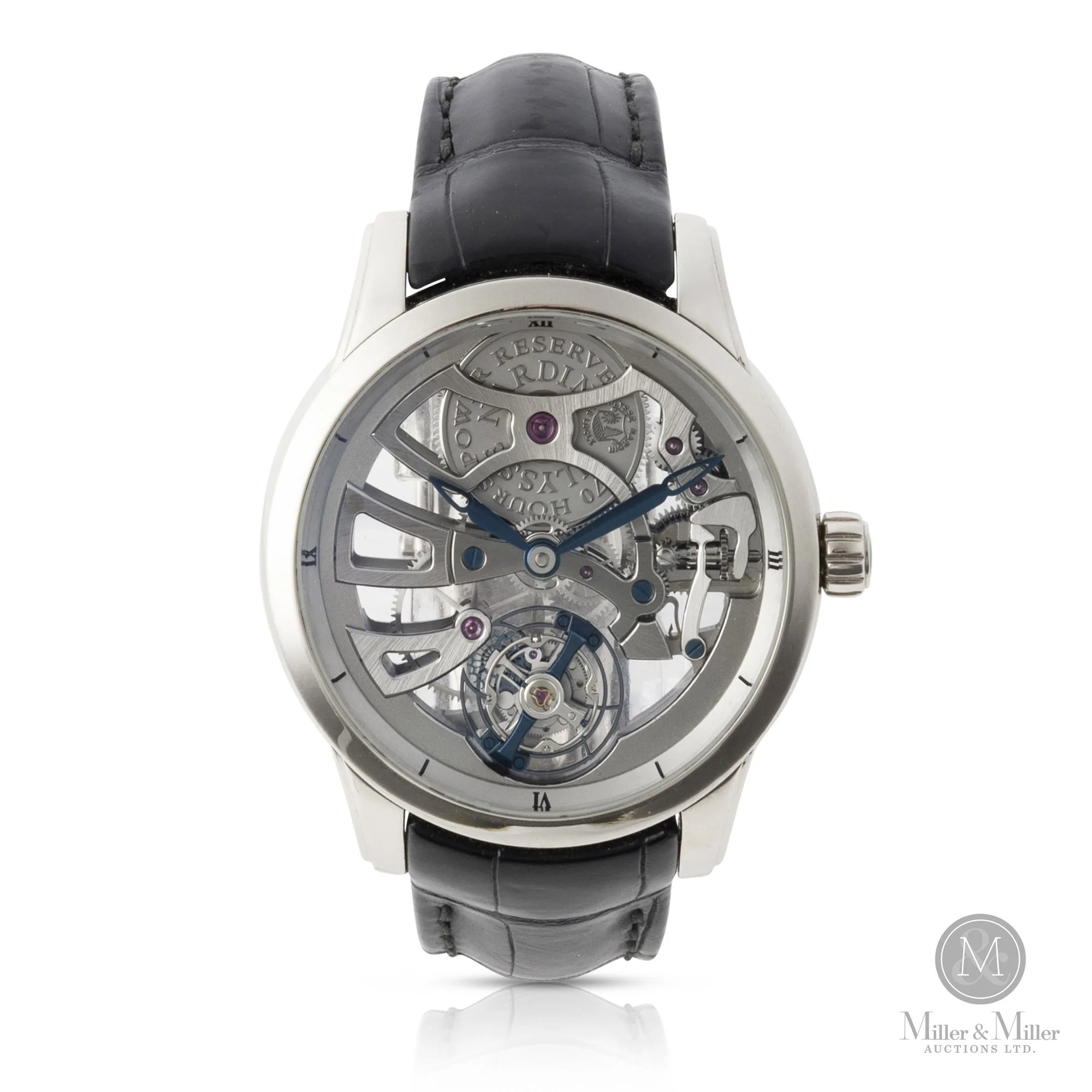 Ulysse Nardin, 18K Ref. 1700-129 Skeleton Tourbillon<BR><b>SOLD: $47,200</b>