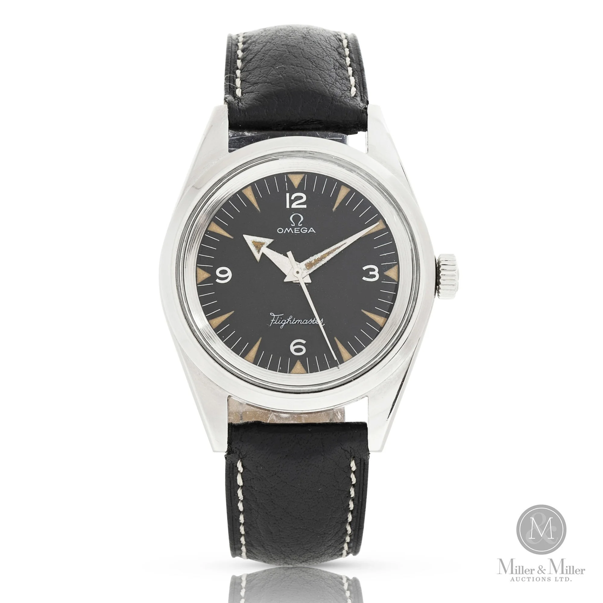 Omega, Ref. 2914-5, Railmaster "Flightmaster", with Naiad Crown<BR><B>SOLD: $21,240</B>