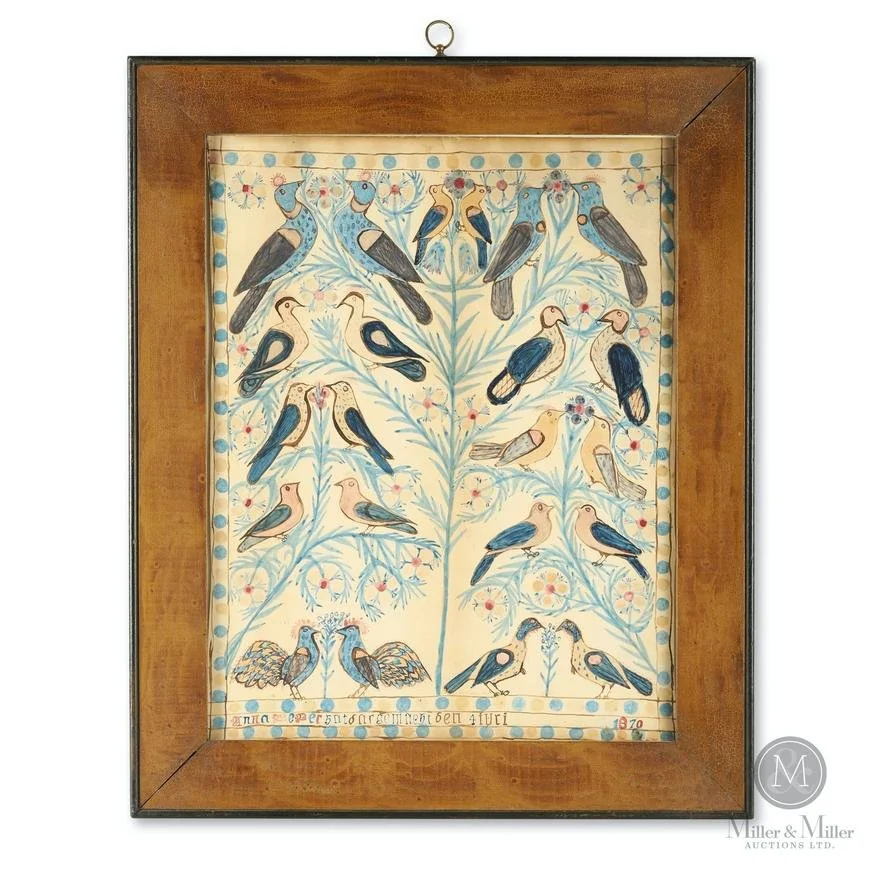 Anna Weber Fraktur<br><b>SOLD: $27,140</b></br>