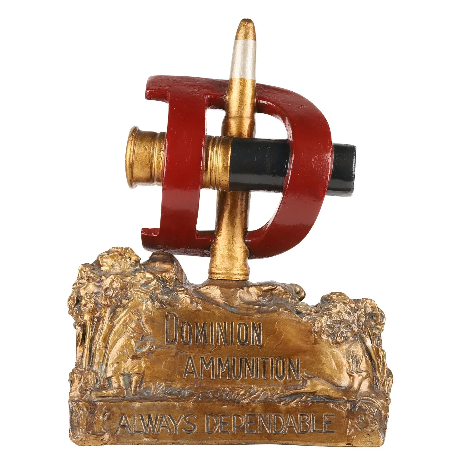 Dominion Ammunition “Bent D” advertising store display from the 1910s (CA$5,310).
