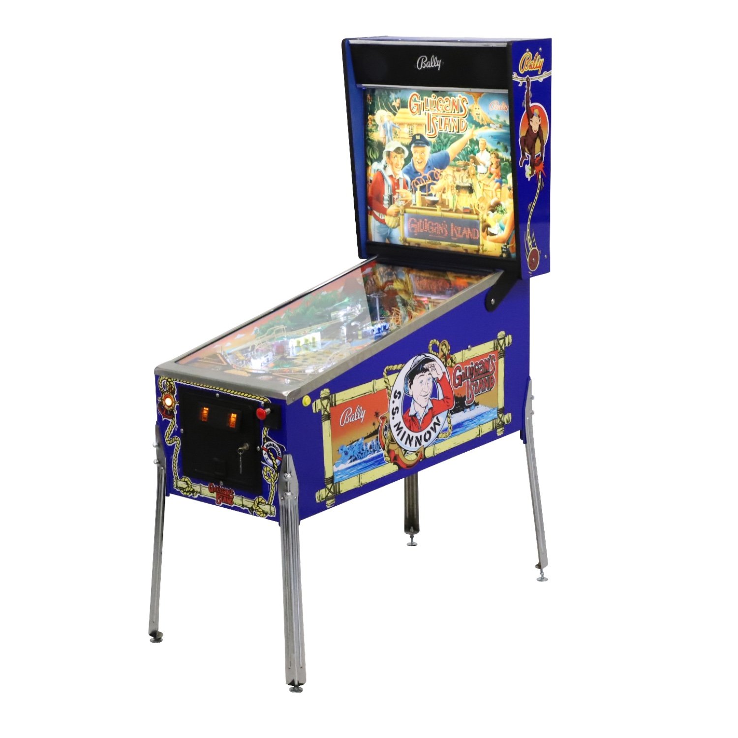 Bally Gilligan’s Island pinball machine made in America in 1991 and fully restored. The early, sought-after machine plays the theme song from TV’s Gilligan’s Island (est. CA$6,500-$8,000).