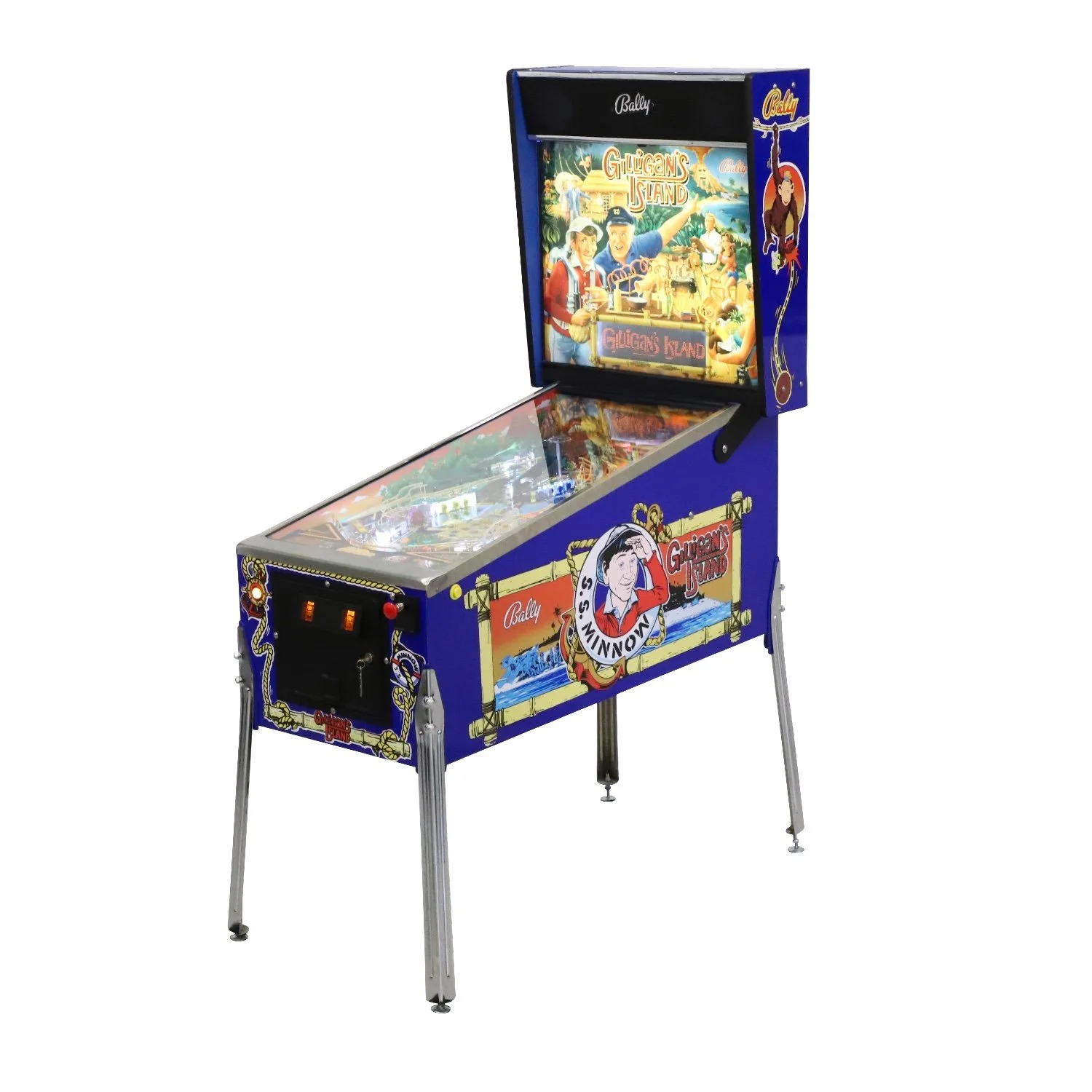 Bally Gilligan’s Island pinball machine made in America in 1991 and fully restored. The early, sought-after machine plays the theme song from TV’s Gilligan’s Island (CA$10,030).