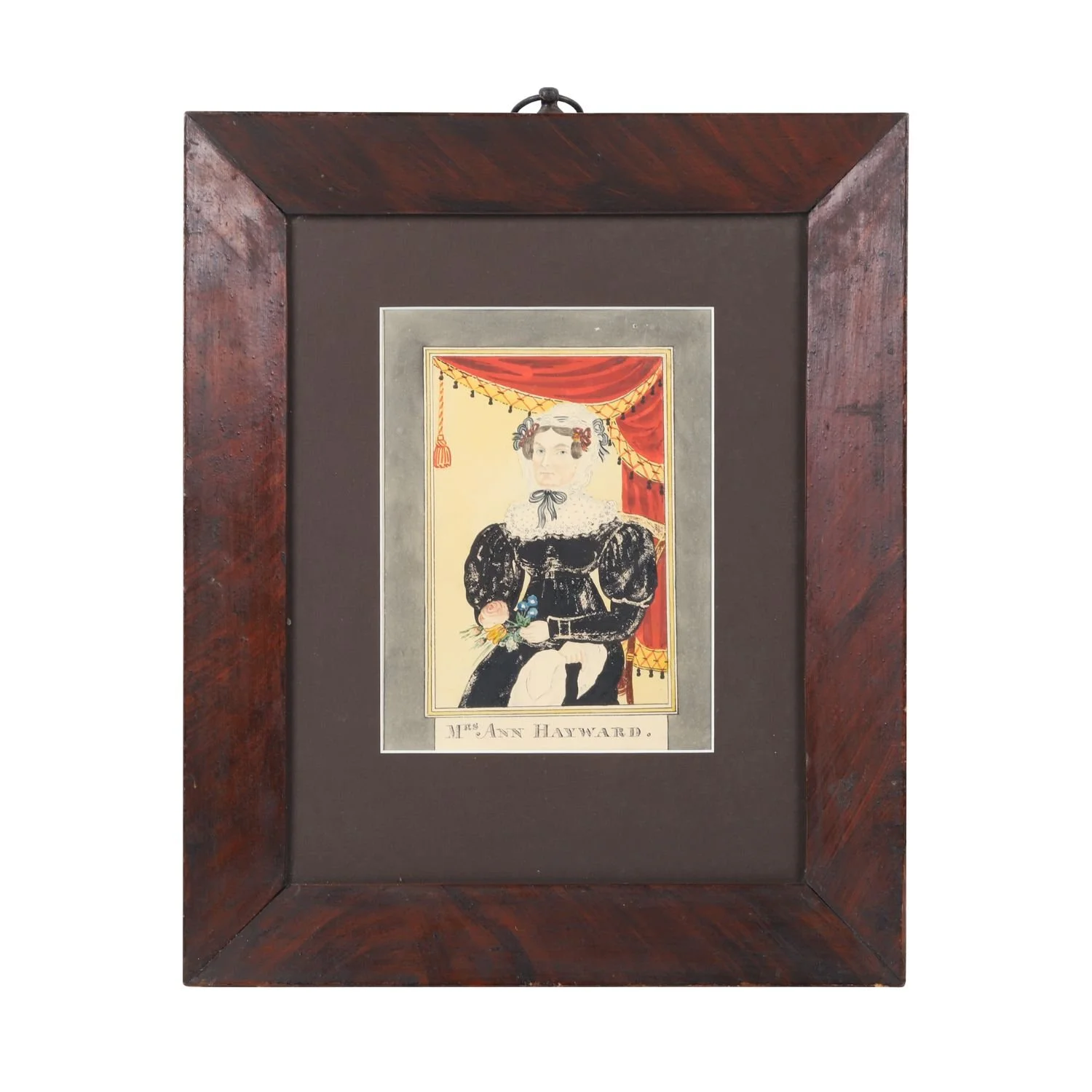 Lot 246 – Thomas MacDonald, Mrs. Ann Hayward. Rare Ontario watercolour by MacDonald, 1825–1830. Estimate: $8,000–$10,000 (Canadian).