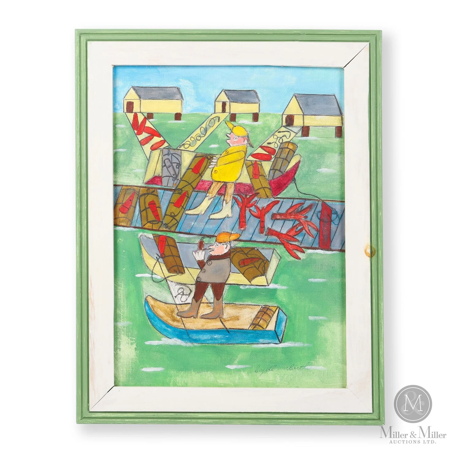 Lobster Boats by Cyril Hirtle<br><b>SOLD: $32,670</b>