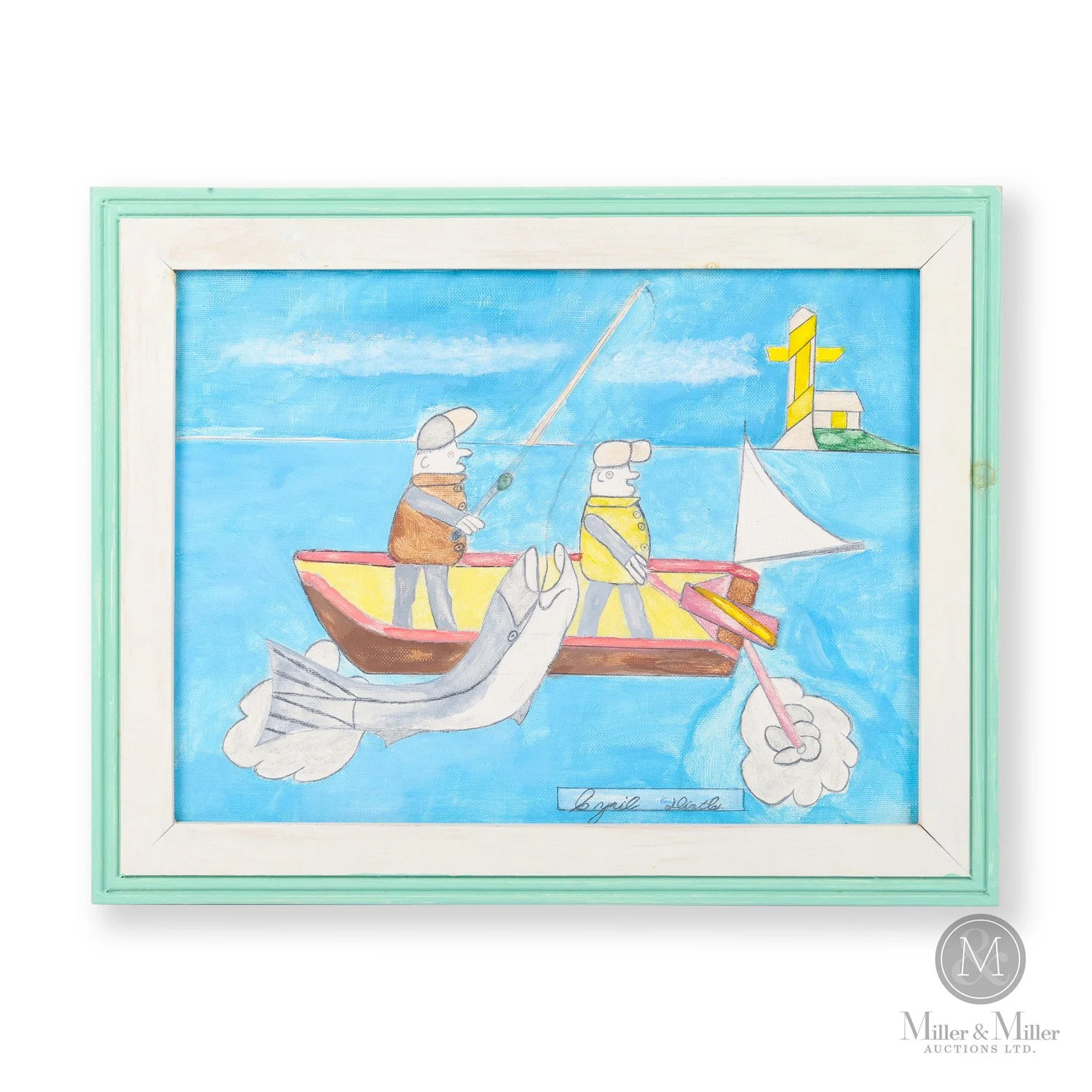 Fishing by Cyril Hirtle<br><b>SOLD: $18,150</B>