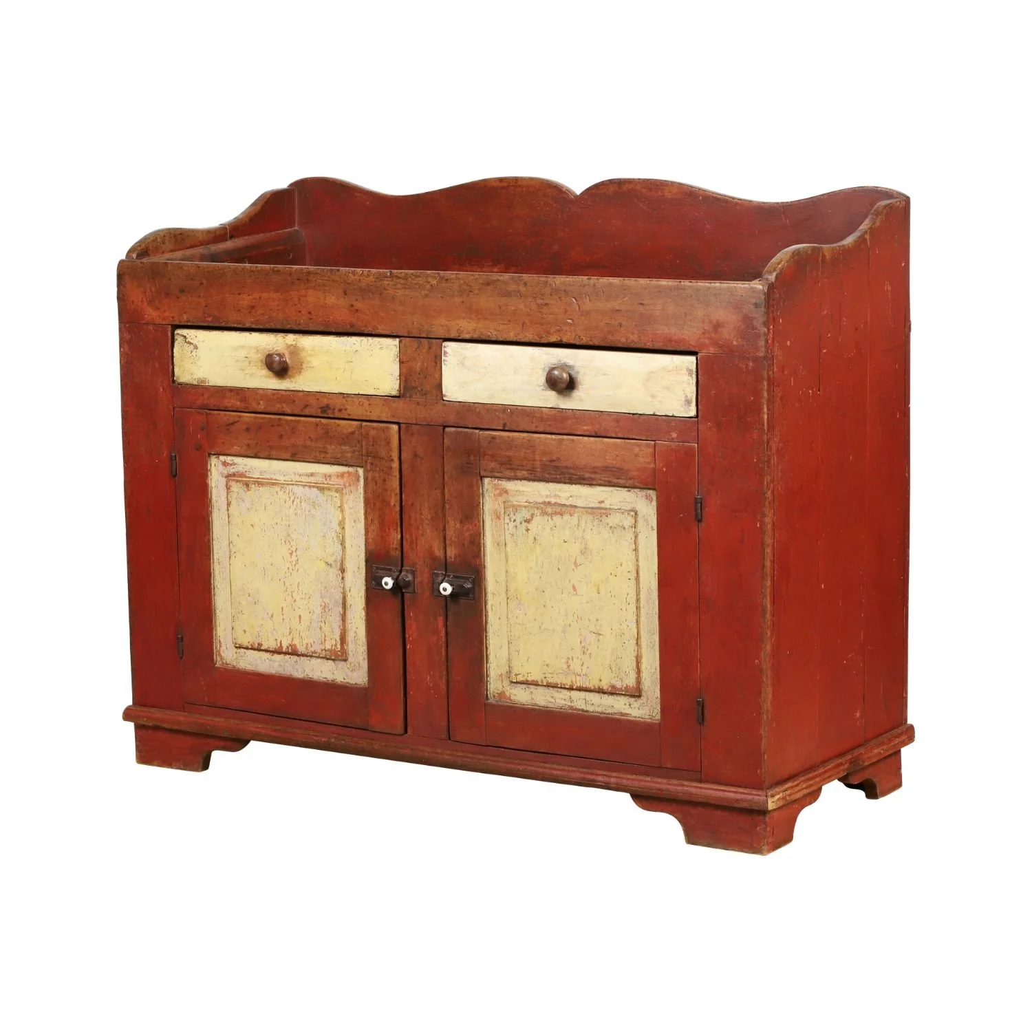 Eby Family Dry Sink: Waterloo County mid-19th century dry sink from the Eby family homestead. Estimate: $4,000–$6,000 CAD.