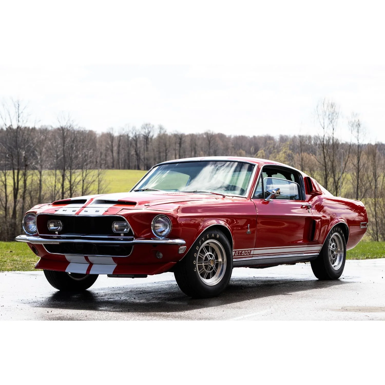 1968 Ford Mustang Shelby GT500 4-Speed, equipped with a 428 Police Interceptor V8 and desirable four-speed manual transmission. Estimate: CA$150,000-$180,000.