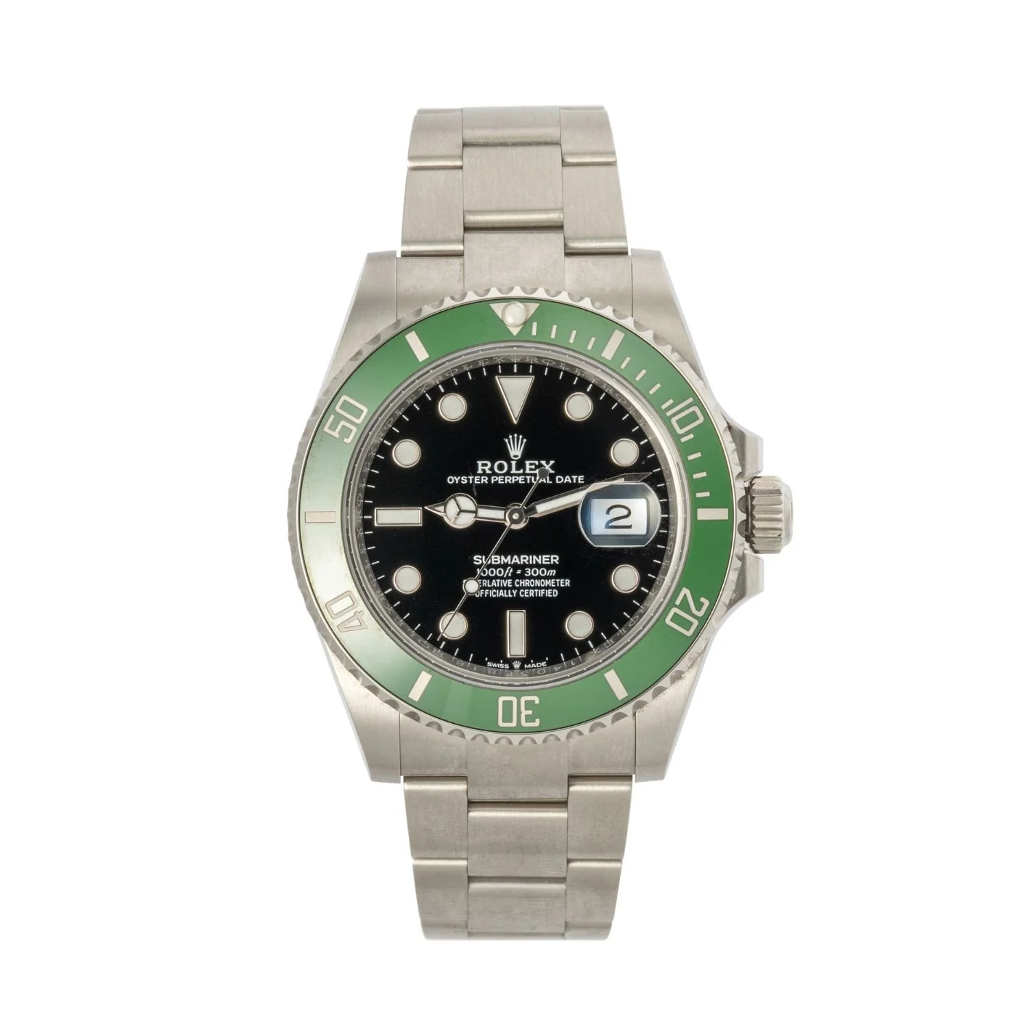 Rolex Submariner Ref. 126610LV “Starbucks,” complete collector’s set. Estimate: CA$17,000–$19,000.