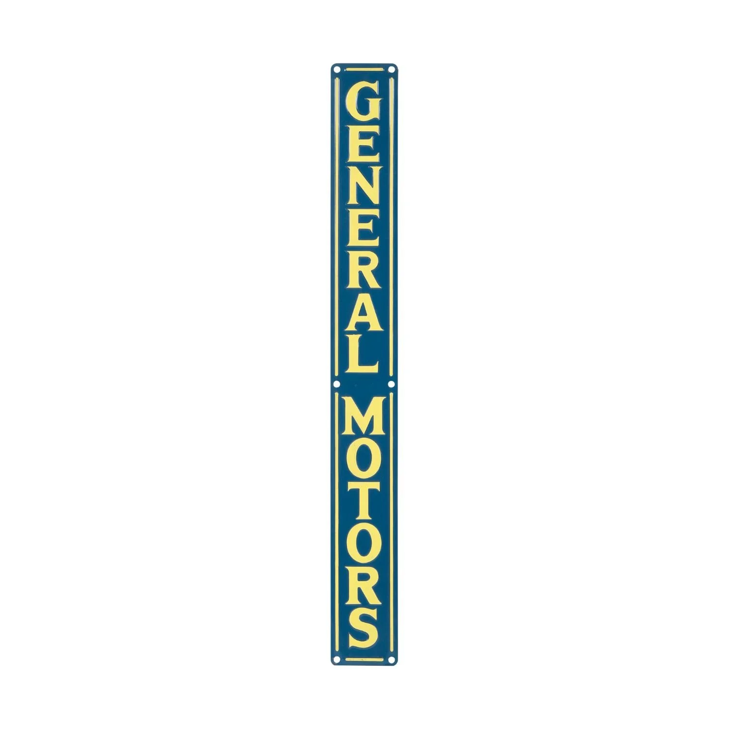  General Motors Diesel Engine Sign: Embossed General Motors Diesel Engine painted metal sign from the 1940s-1950s, graded 9.5 with exceptional colour and gloss, realizing CA$2,057.