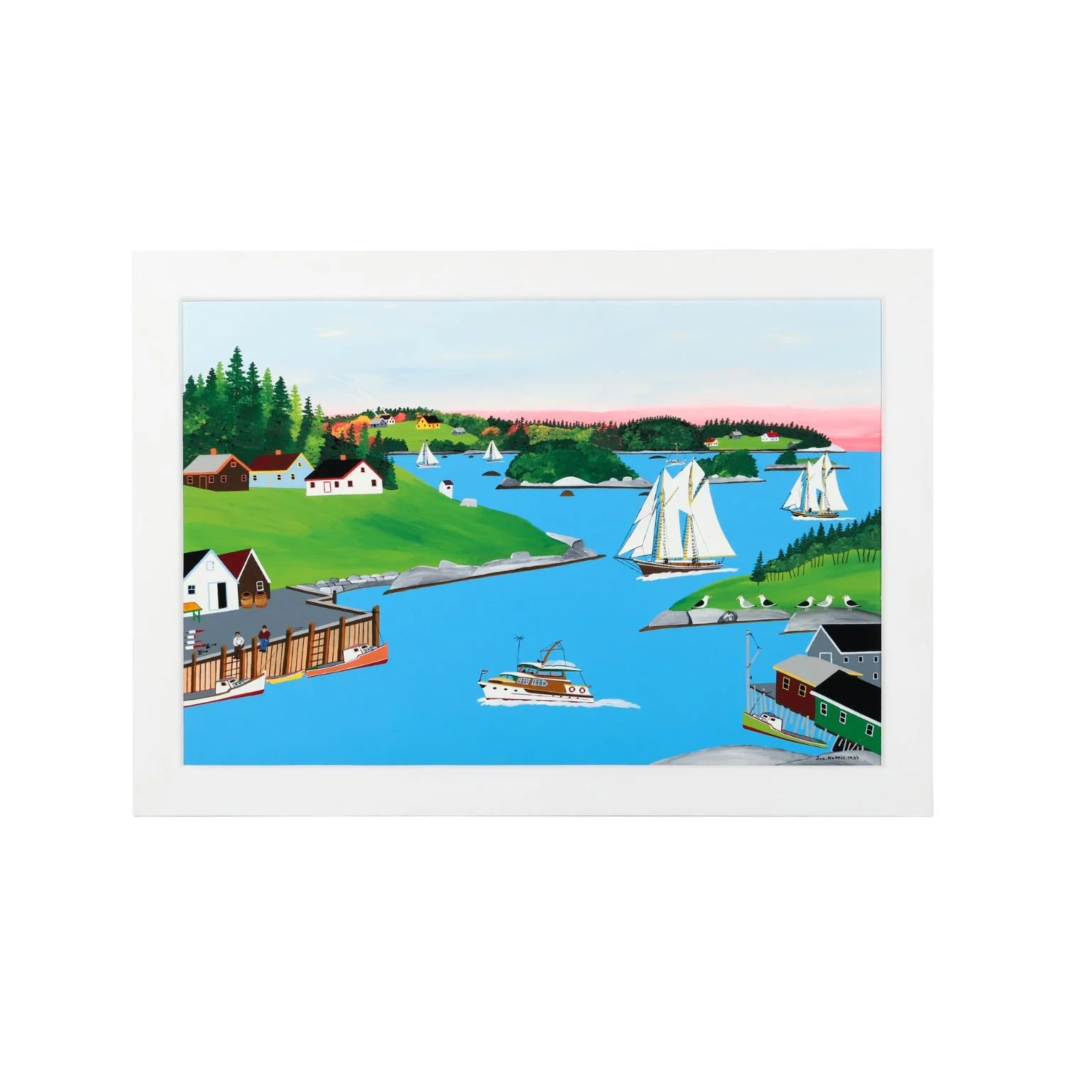 Joe Norris, Prospect Bay - Exceptional 1983 maritime scene from the artist's mature period; realized CA$14,520.