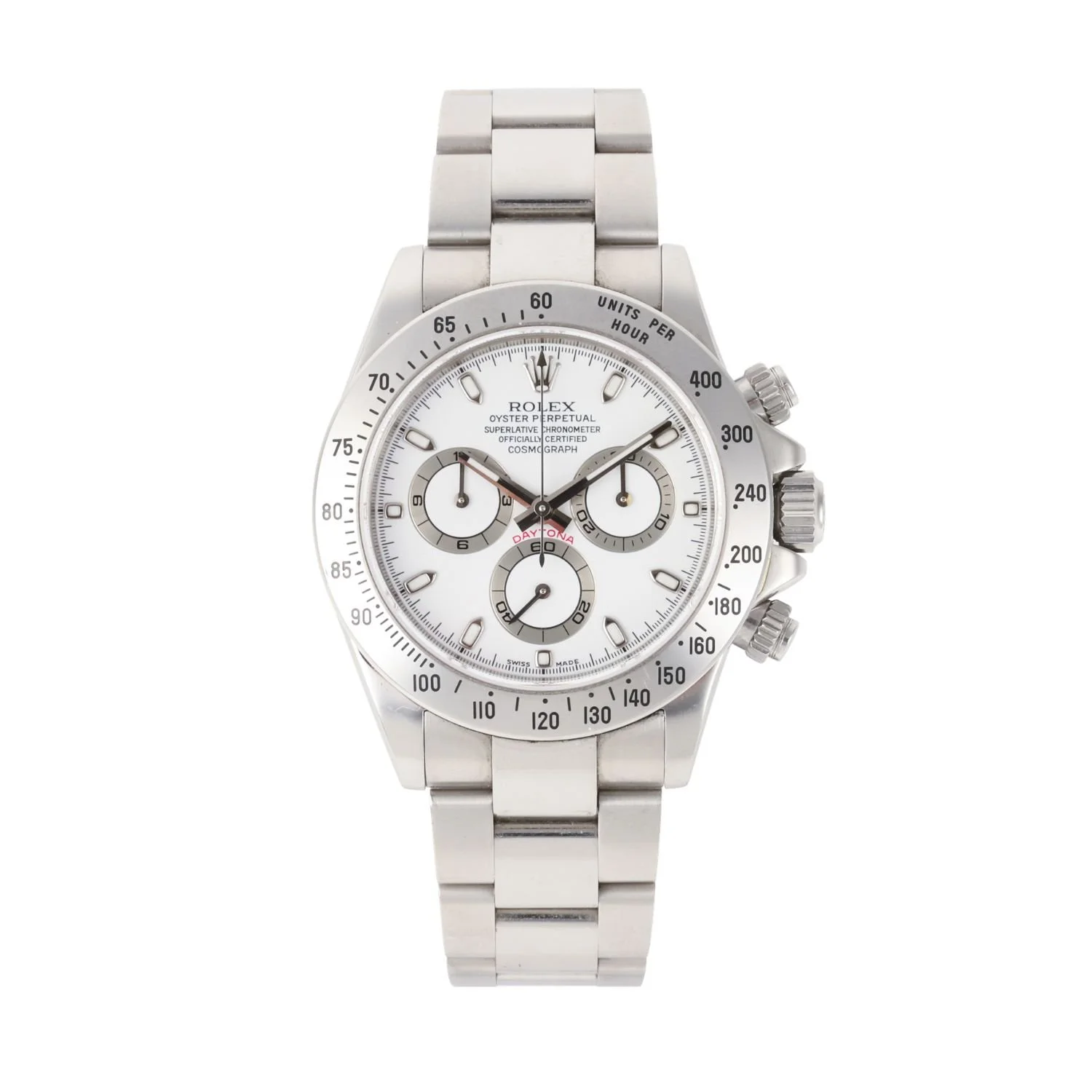 Rolex Ref. 116520 Daytona, complete factory set with original holographic caseback sticker. (CA$32,670)