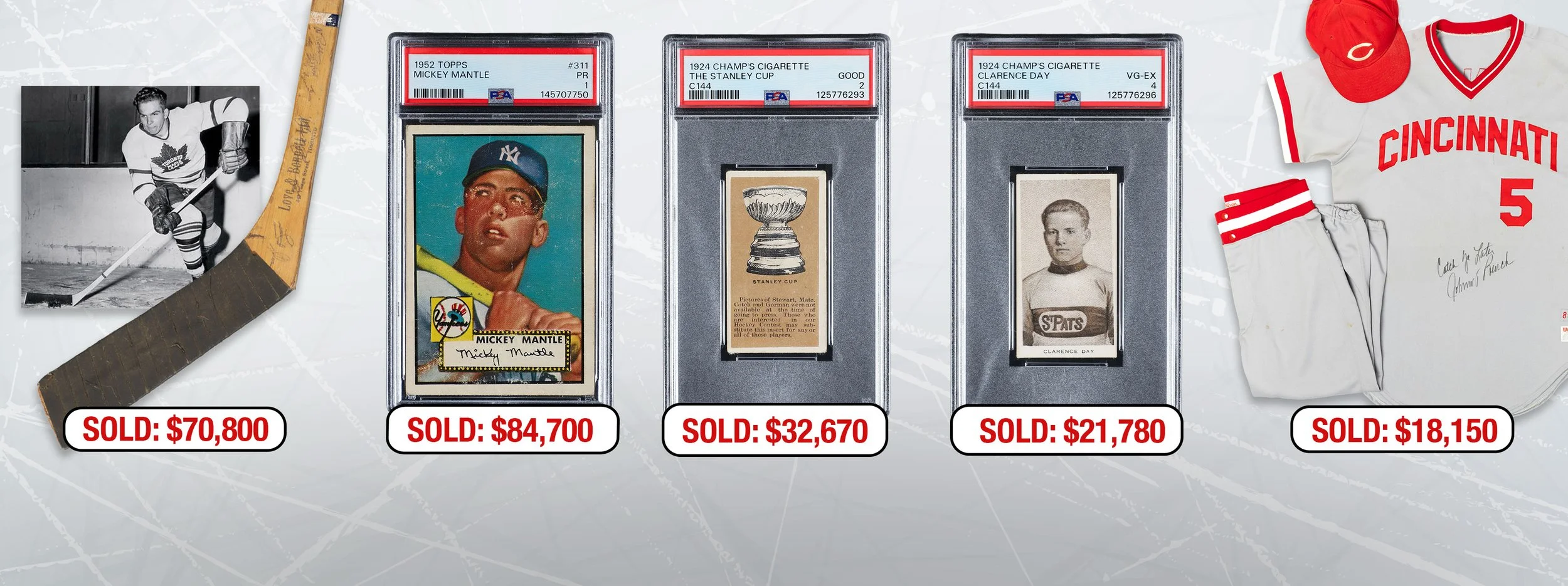 Sell Your Sports Cards & Memorabilia at Auction