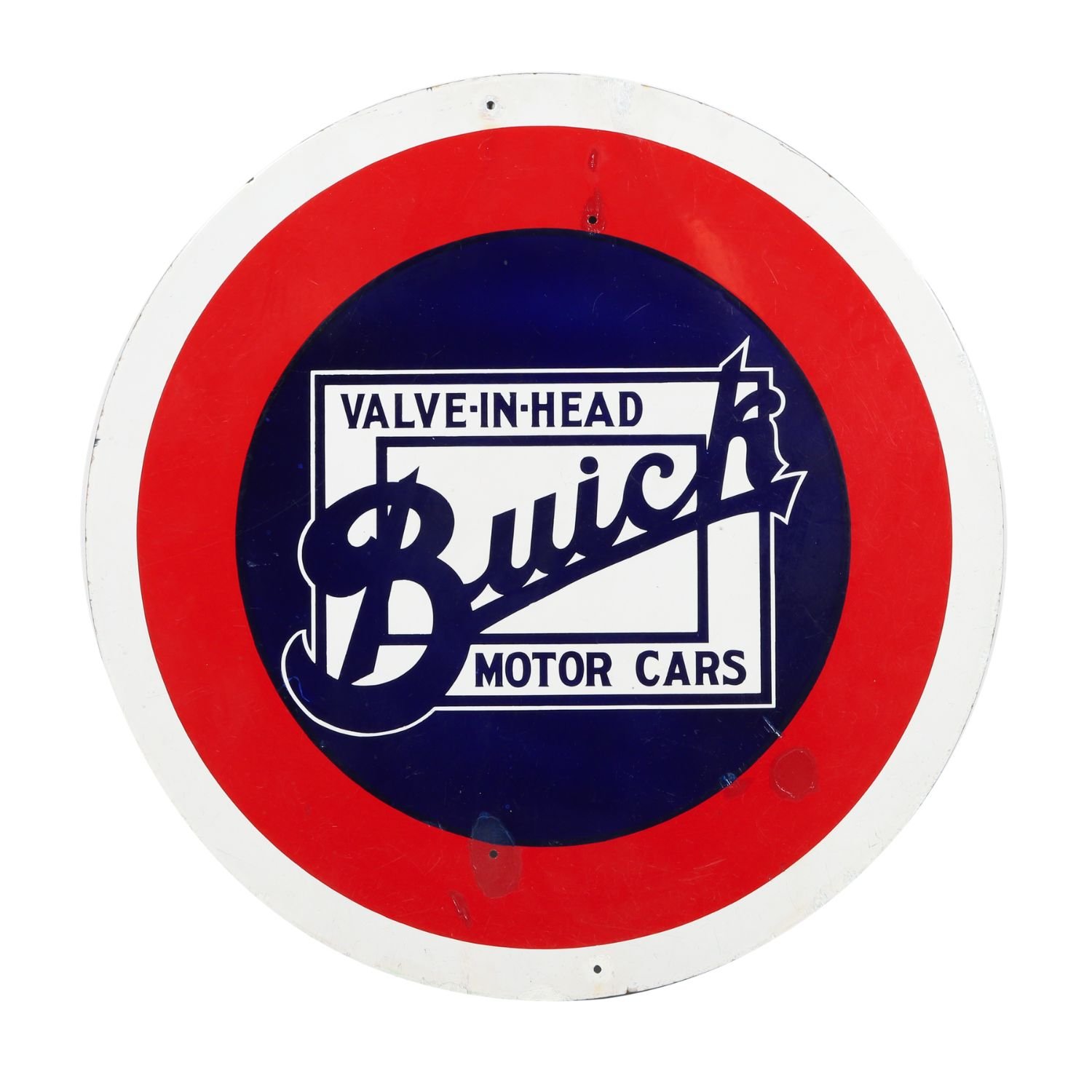 Scarce early Buick porcelain dealer sign dating from 1915-1936, graded 8.25 (CA$4,538).