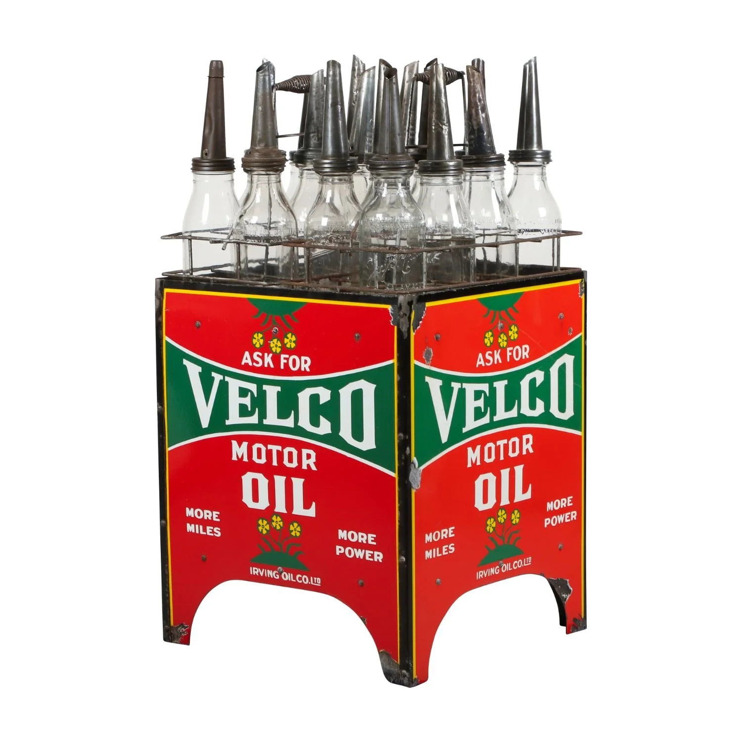 Irving Velco Bottle Rack, White Rose Petroliana, and Rare Oil Signs Headline Barry Yorgason Collection