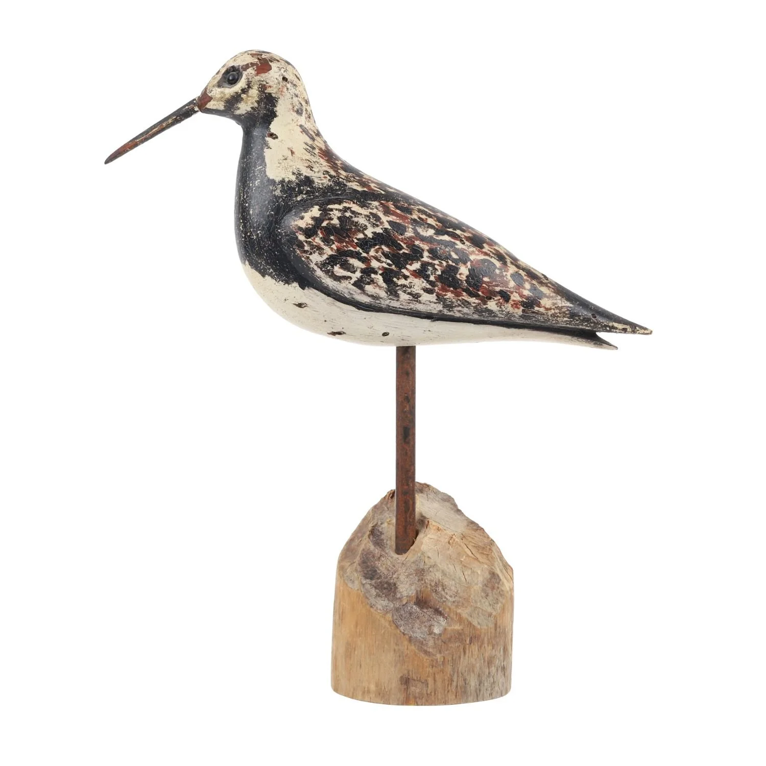 Lot 1 — Ruddy Turnstone, Bowman or Bunn: Rare Long Island shorebird with pronounced carving, original paint, and fine surface. Estimate: $20,000-30,000 CAD.