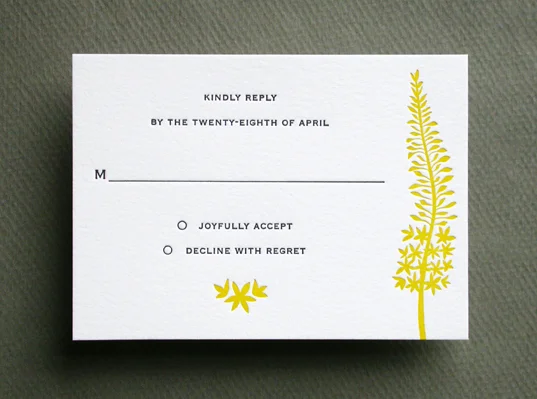 FOXTAILS response card