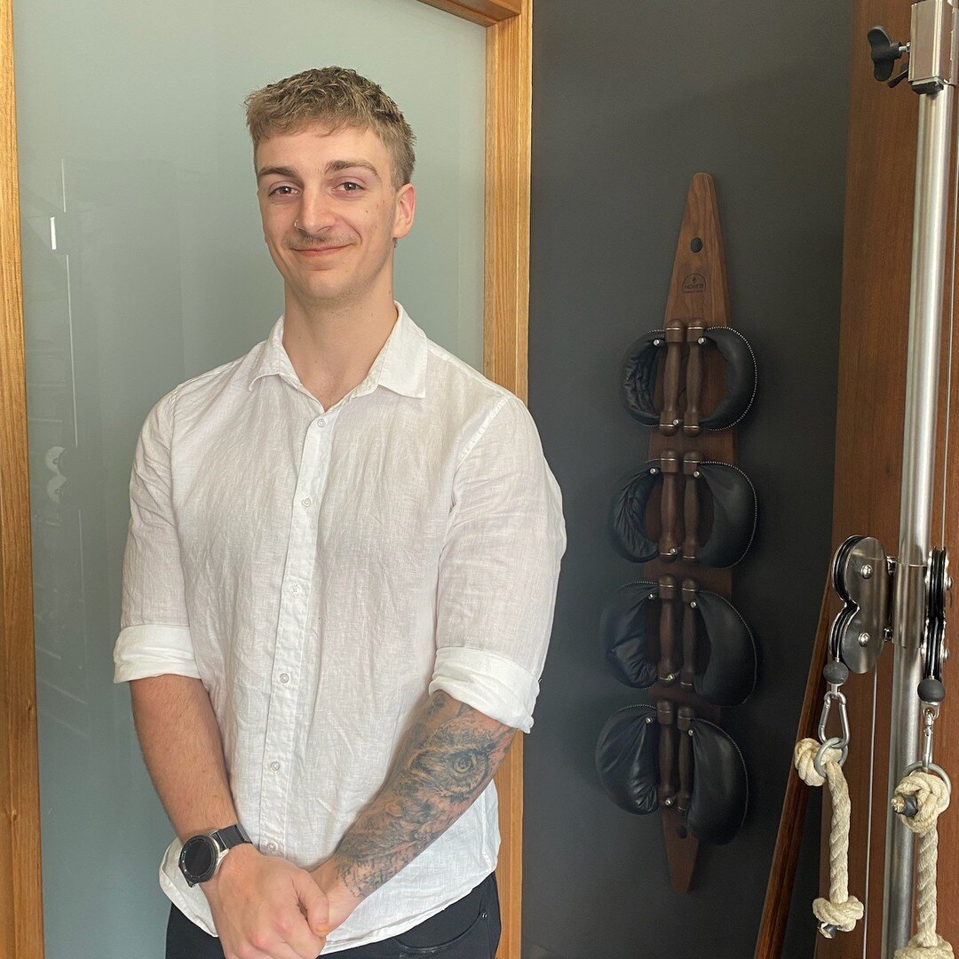 Have you meet Sean? 
Sean is our newest member of the family. 

BExSc (SP) 

Sean is studying a Bachelors of Exercise and Sports Science at Latrobe University. Sean joined the Exercise Thought Team as a concierge in April of 2022. Sean has aspiration
