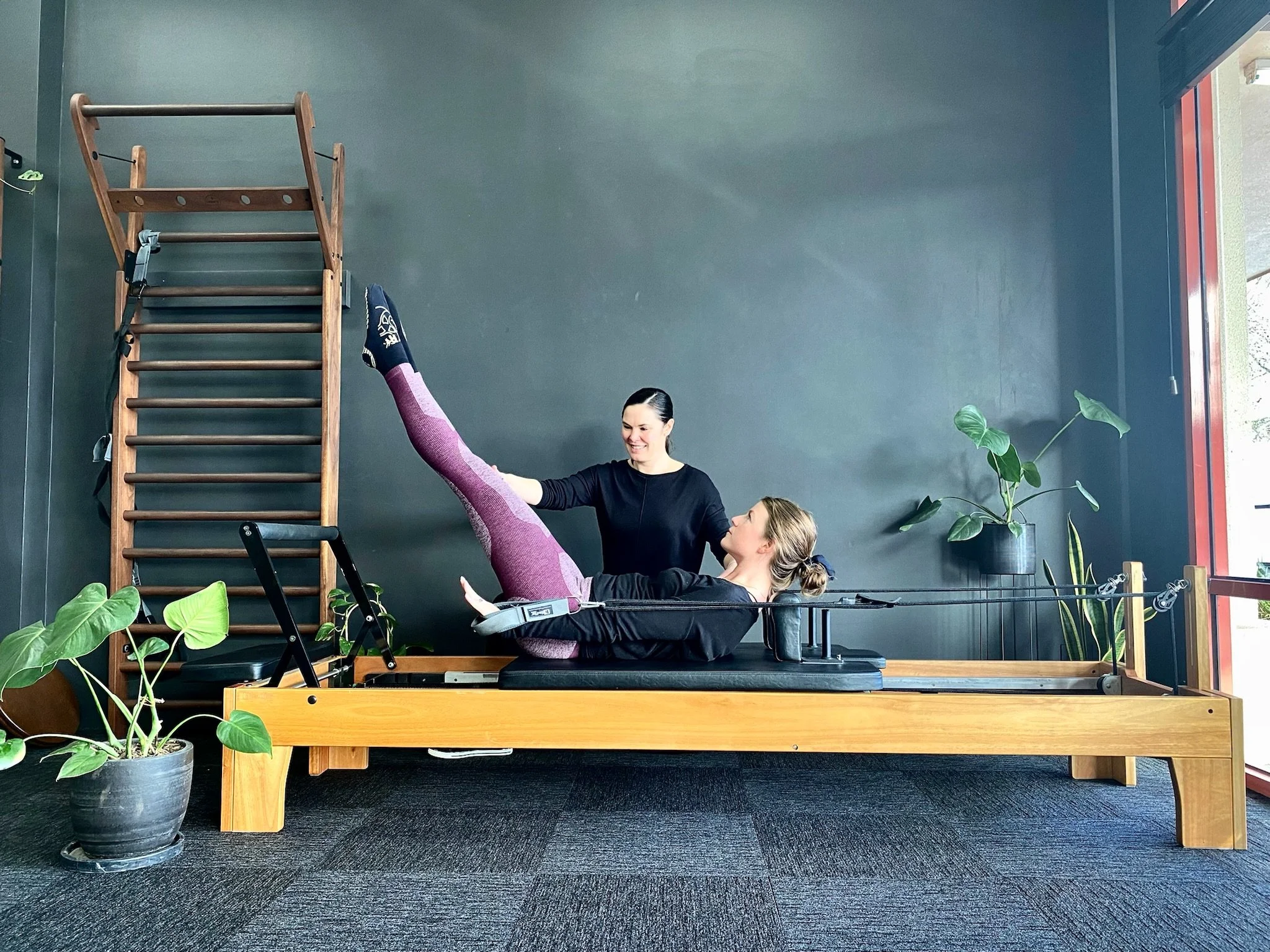 Physio Lilydale clincal pilates on reformer
