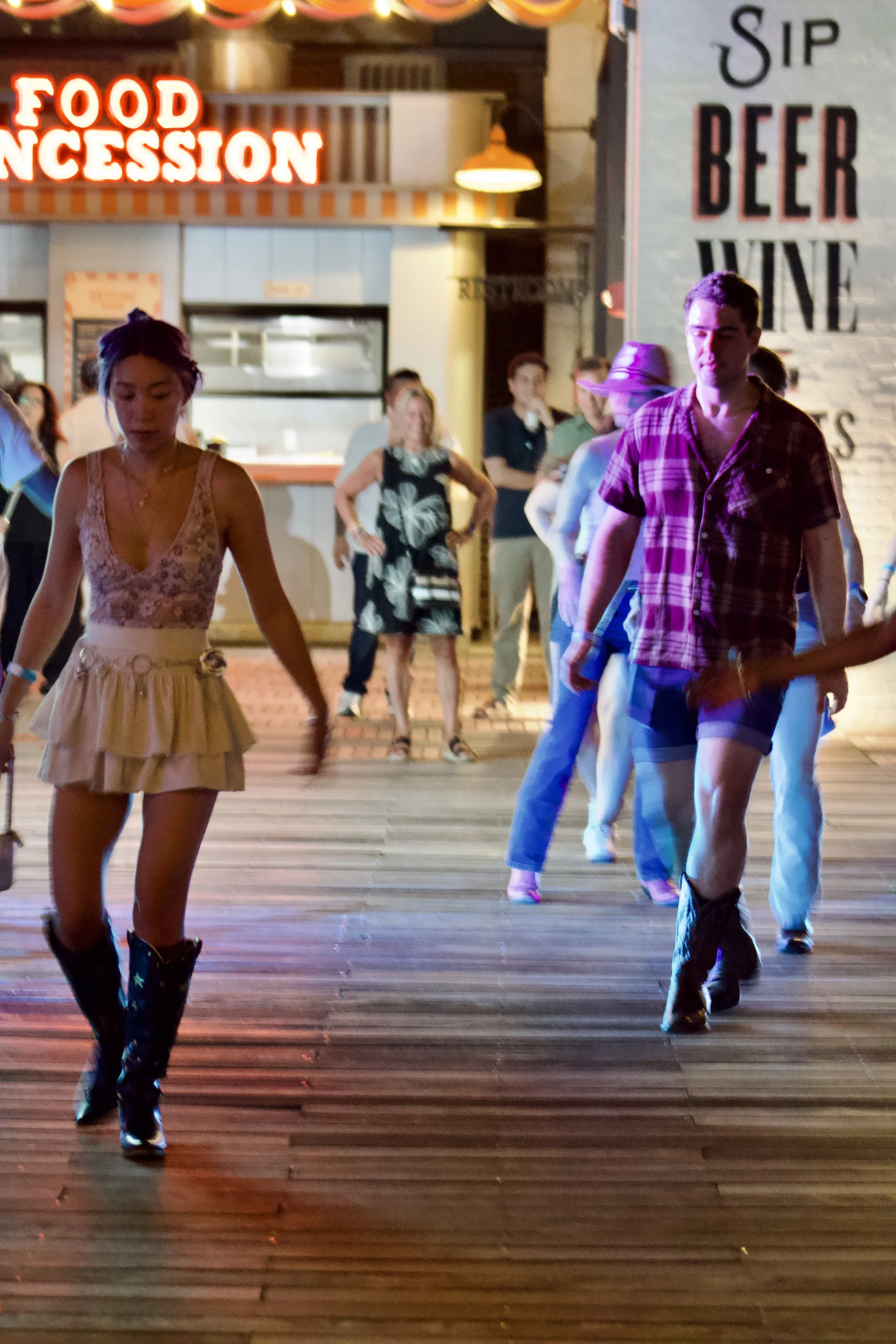 Line Dancing at Skyline Park
