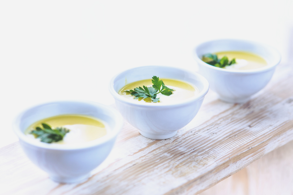 Healthy and easy butternut squash, carrot and ginger soup recipe