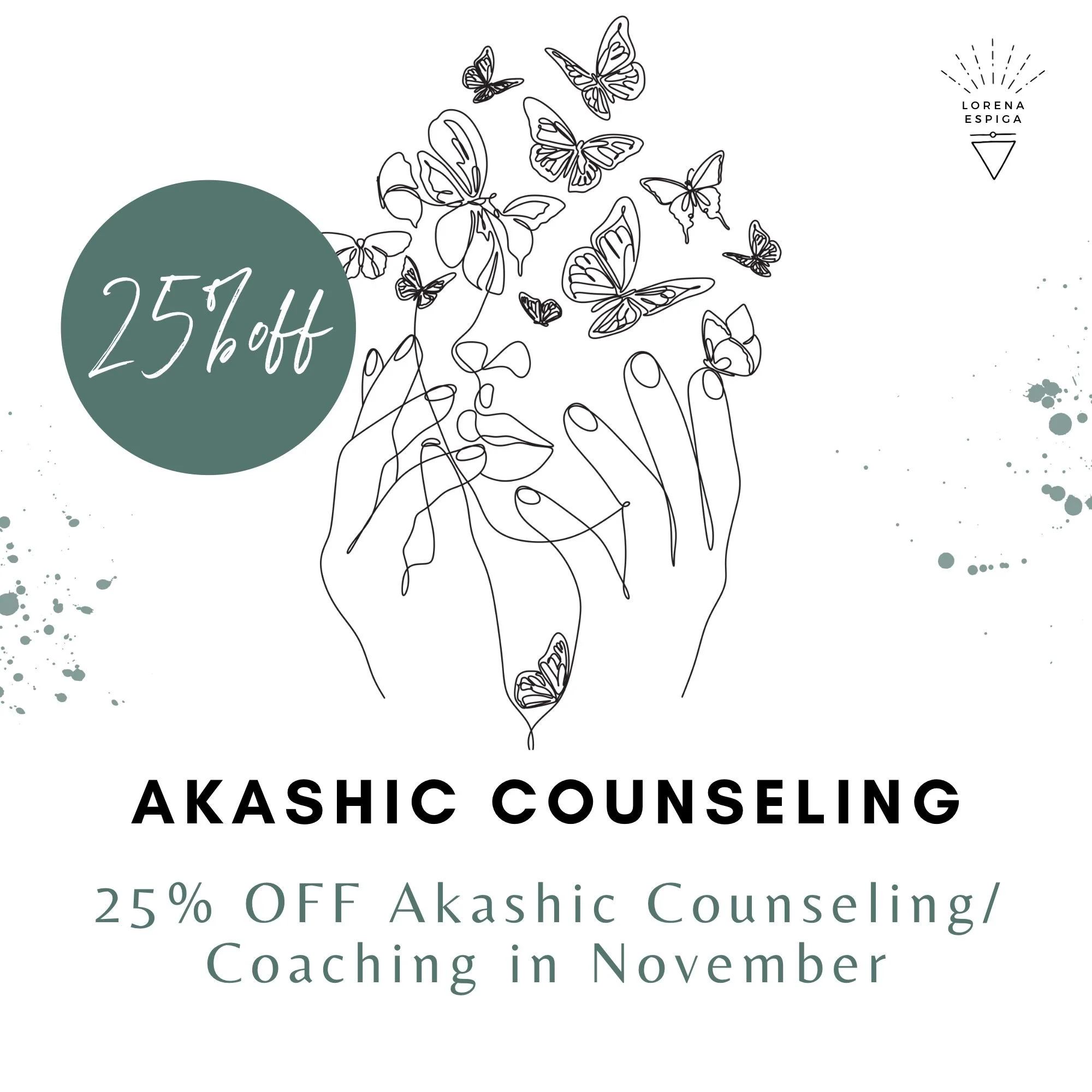 NOVEMBER SPECIAL - 25% OFF AKASHIC COUNSELING SESSIONS
