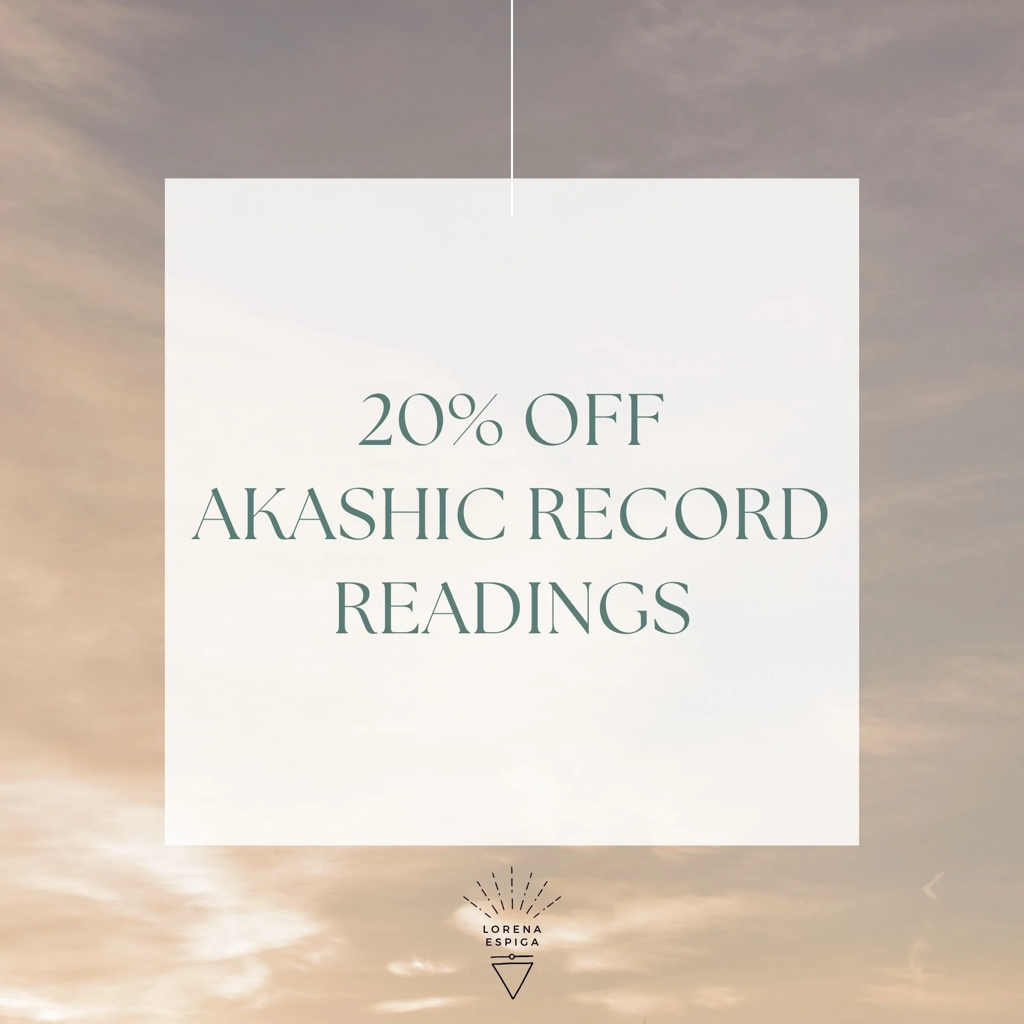 JULY SALE! - 2o% OFF AKASHIC RECORD READINGS
