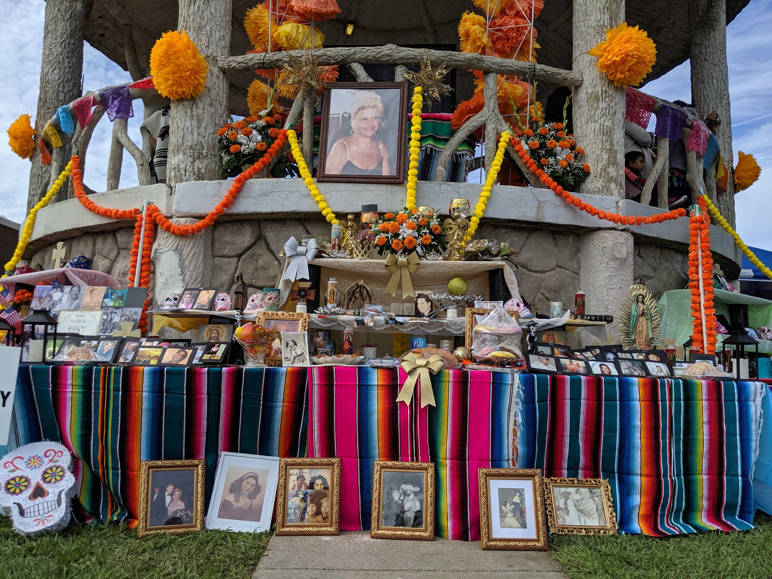 The 24-foot-long altar constructed at the 2019 festival _ Photo by Christi Vasquez-Martin.jpg