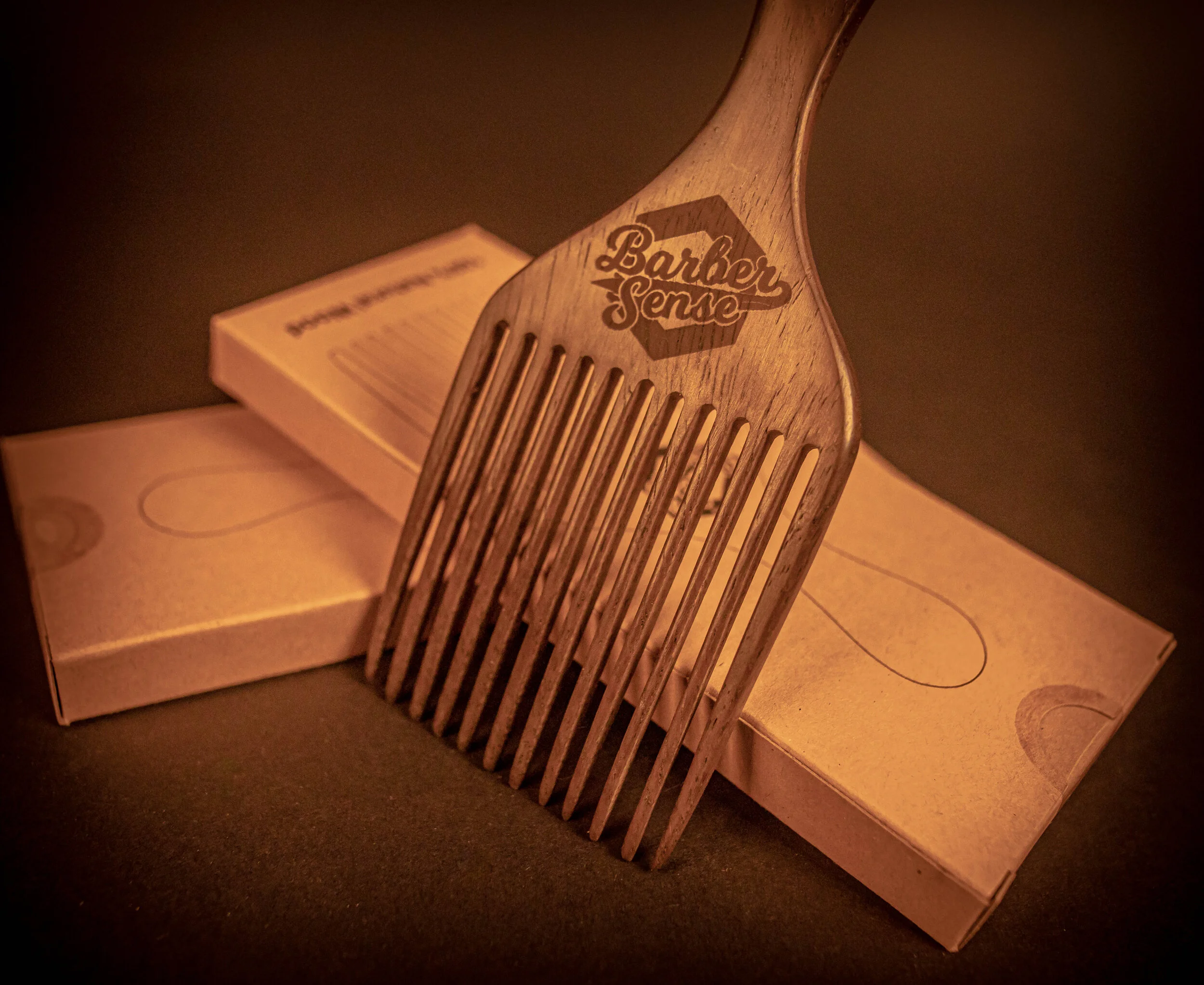 Barber Sense Sandalwood Beard Comb