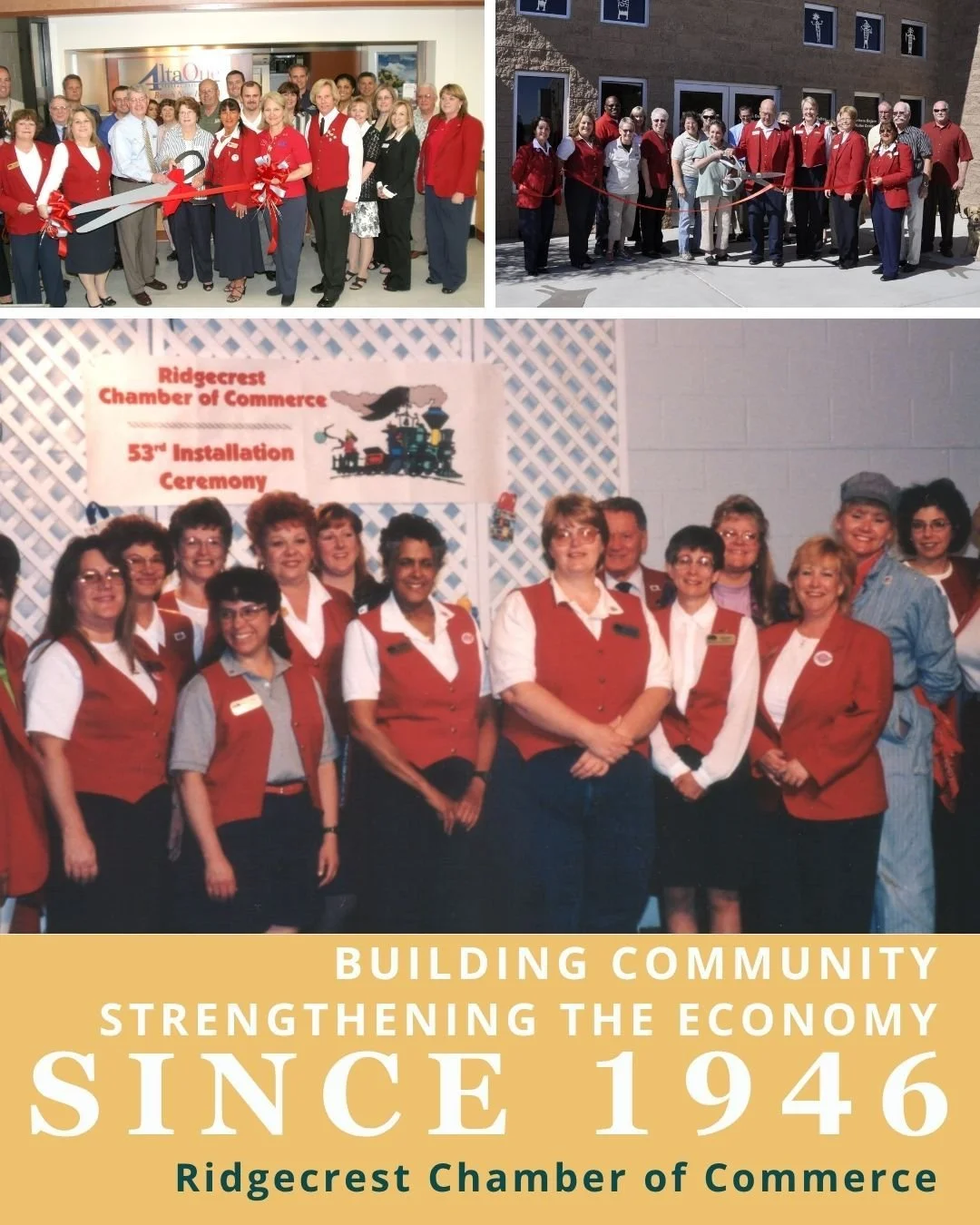 Since 1946, the Ridgecrest Chamber of Commerce has been dedicated to supporting local businesses, strengthening our economy, and bringing our community together.

In 1988, the Ridgecrest Chamber Ambassadors became part of that story. The Ambassadors 