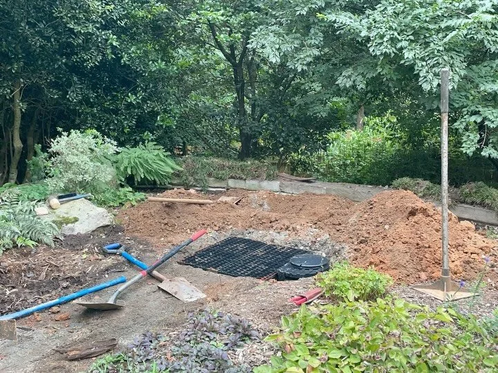 We had the honor of completely reimagining our clients&rsquo; backyard stone patio and garden, and what a transformation.

Over the span of two weeks, our incredibly talented hardscape team moved countless rocks, dug some very big holes, and put in a