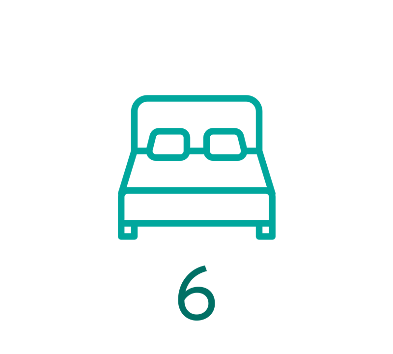 6 Bedrooms