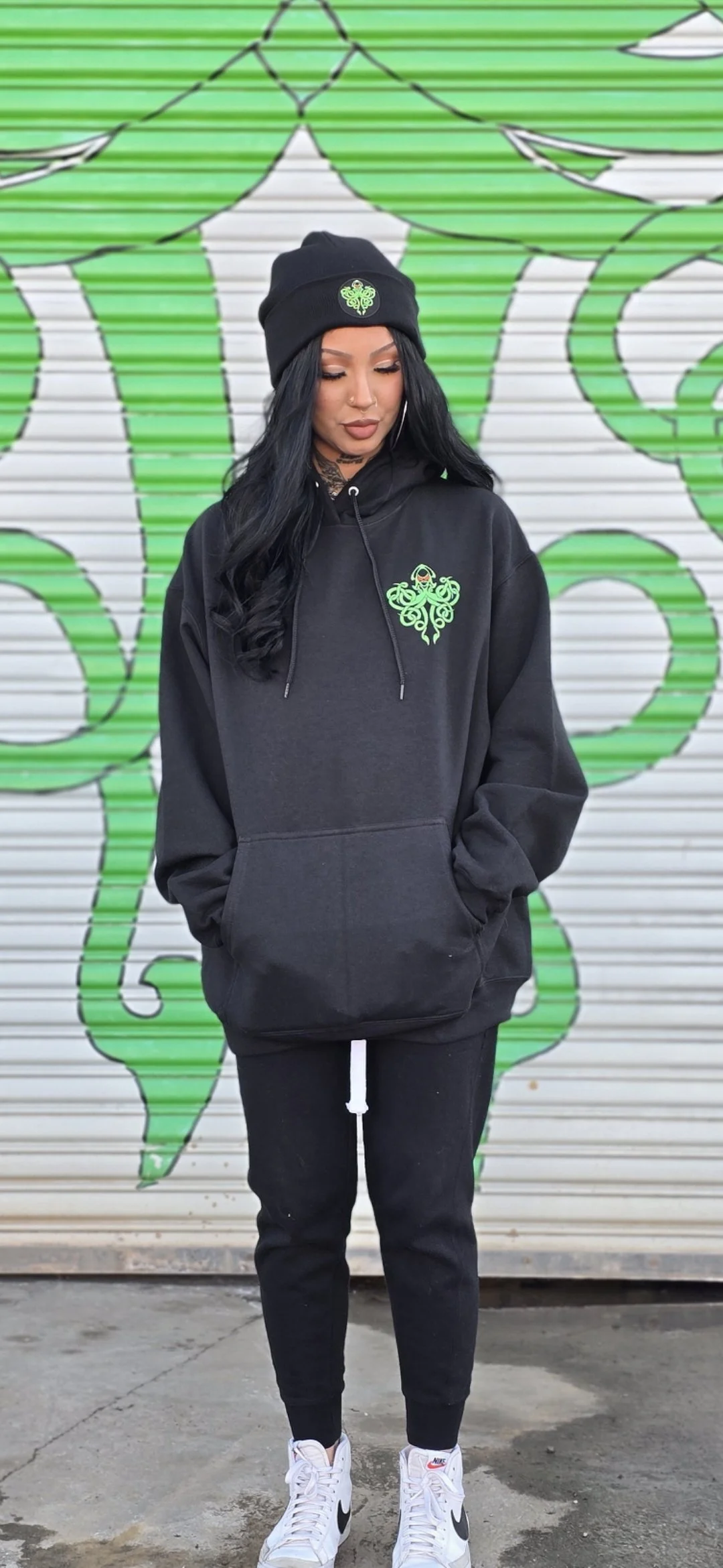 Krackin Industries logo hoodie
