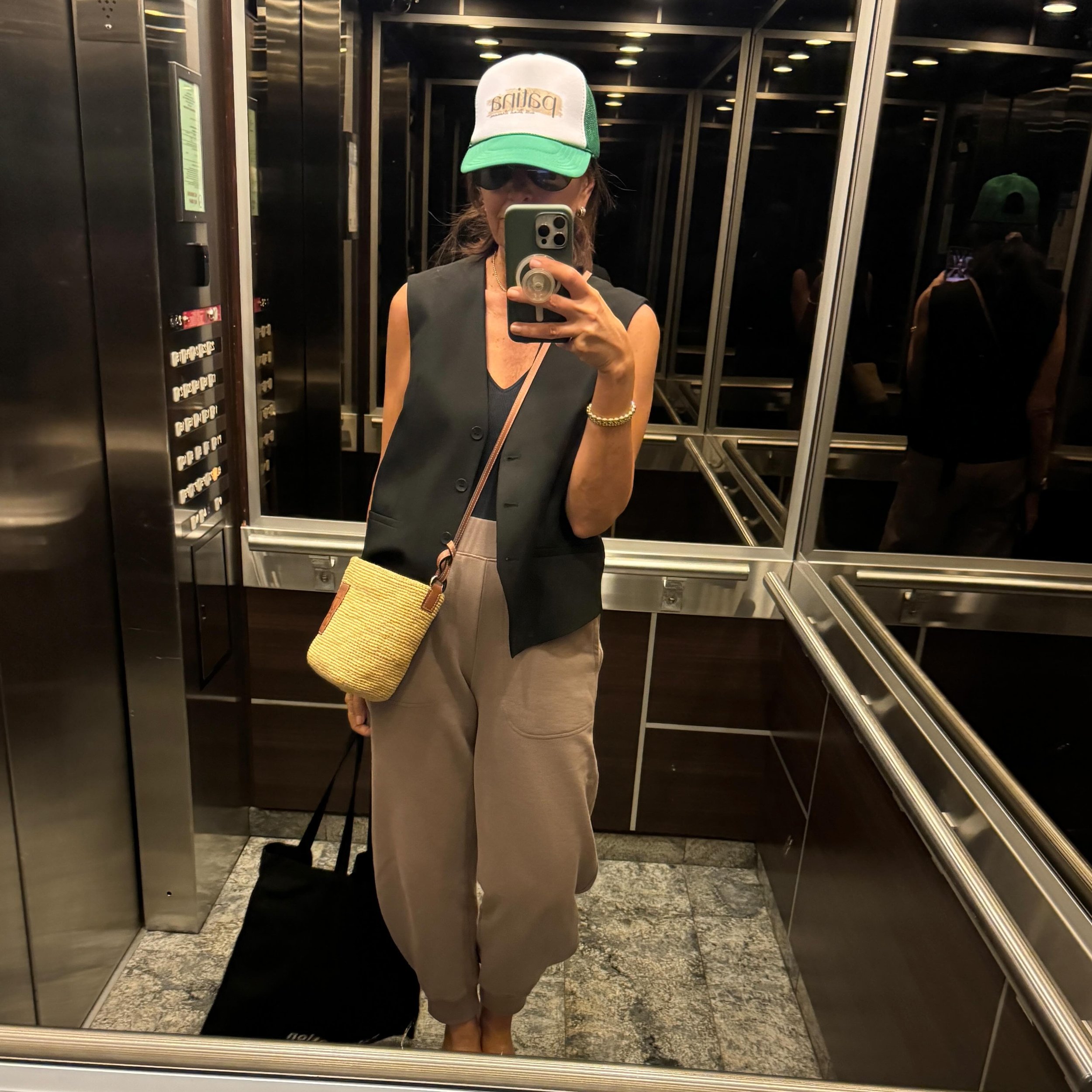 A vest with sweat pants and baseball cap? Yes please! Vests are always in rotation in my closet, and in this week&rsquo;s Substack newsletter I&rsquo;m featuring some cool styles along with lots of other fun stuff in a monthly installment I call Bits