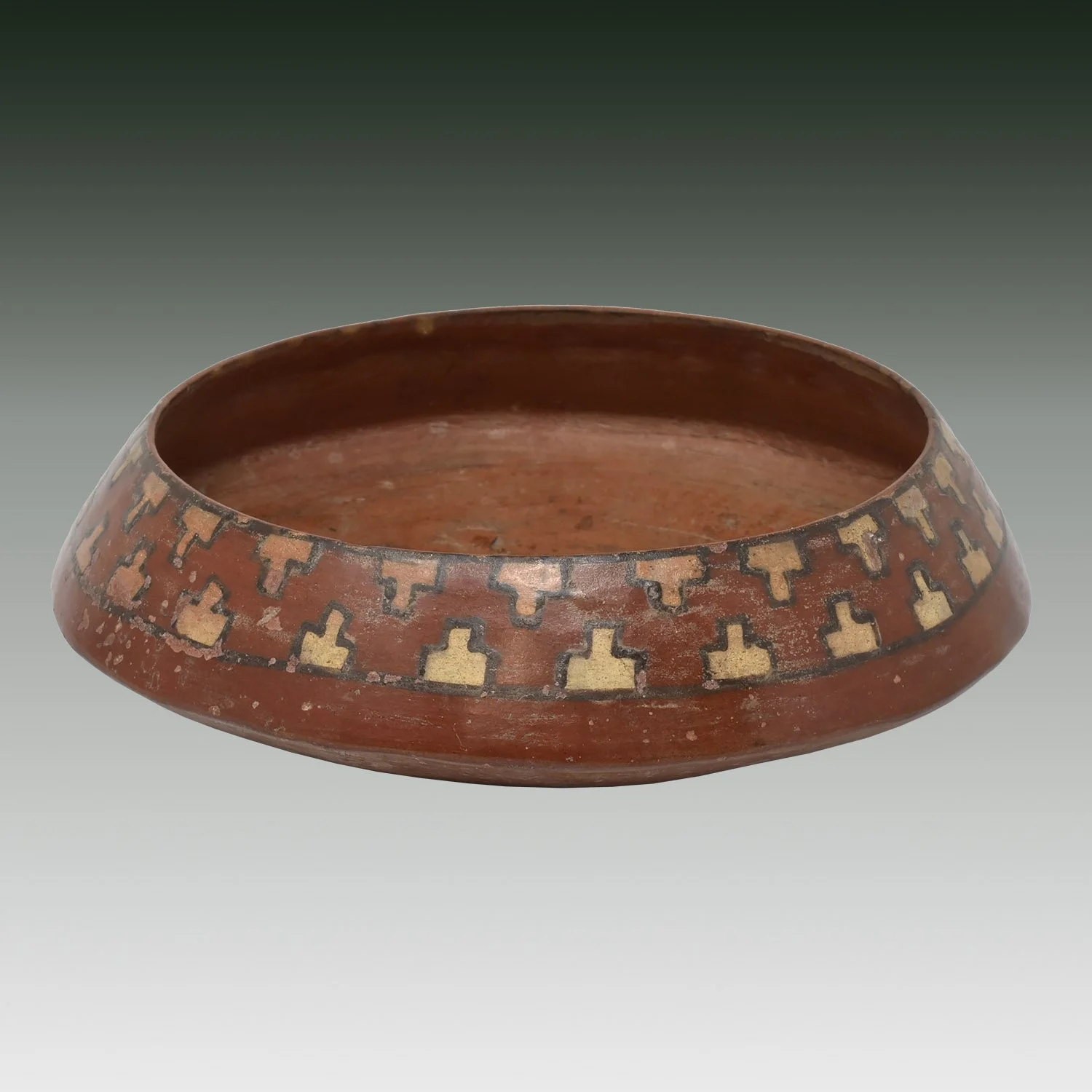 Pre-Columbian Painted Bowl, Chupicuaro, Mexico — Morgan Oakes Gallery