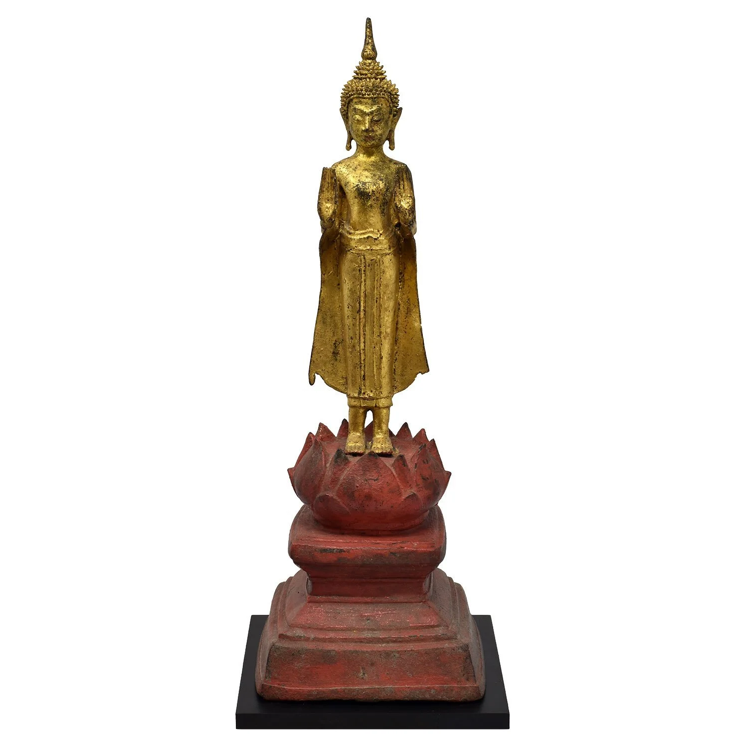 SOLD: Buddha Figure Standing on Lotus