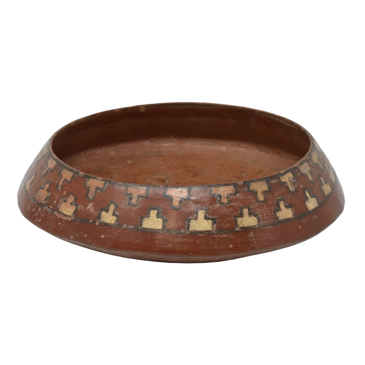 Chupícuaro メキシコ 土器 ペデスタルボウル Pre-Columbian Painted Bowl, Chupicuaro, Mexico — Morgan Oakes Gallery