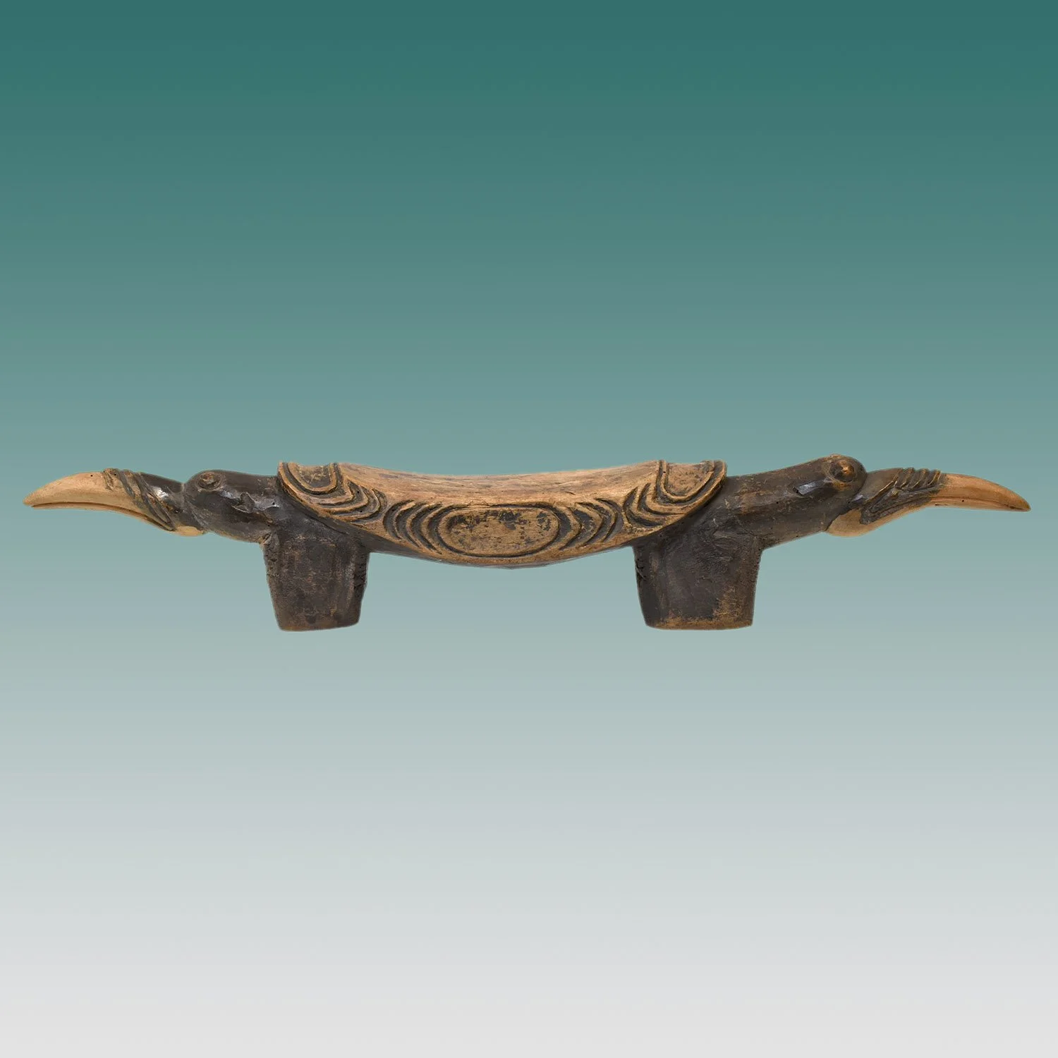 Janus Hornbill Stool, Papua New Guinea (Decor)