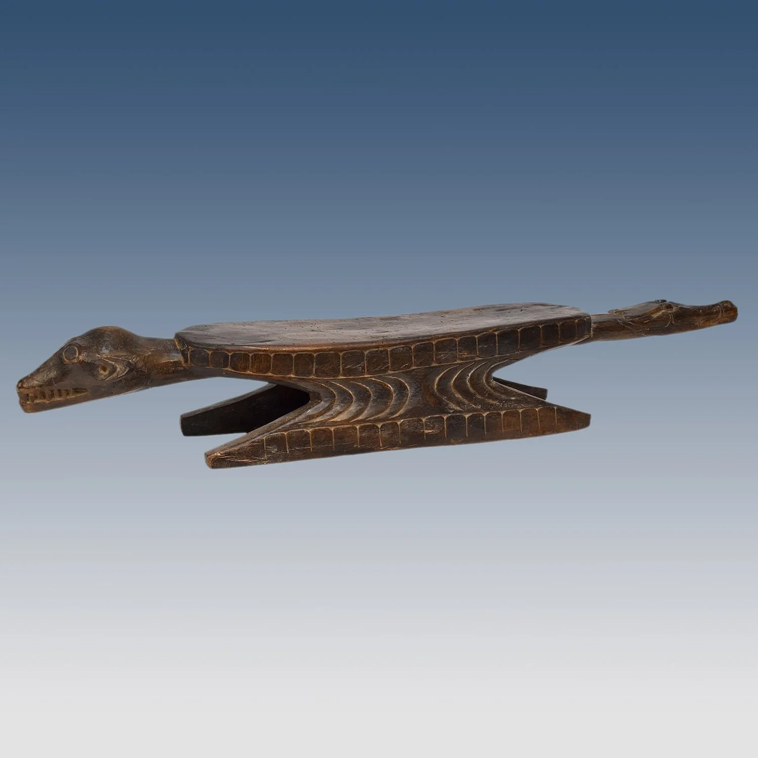Bat and Crocodile Stool, Papua New Guinea (Decor)