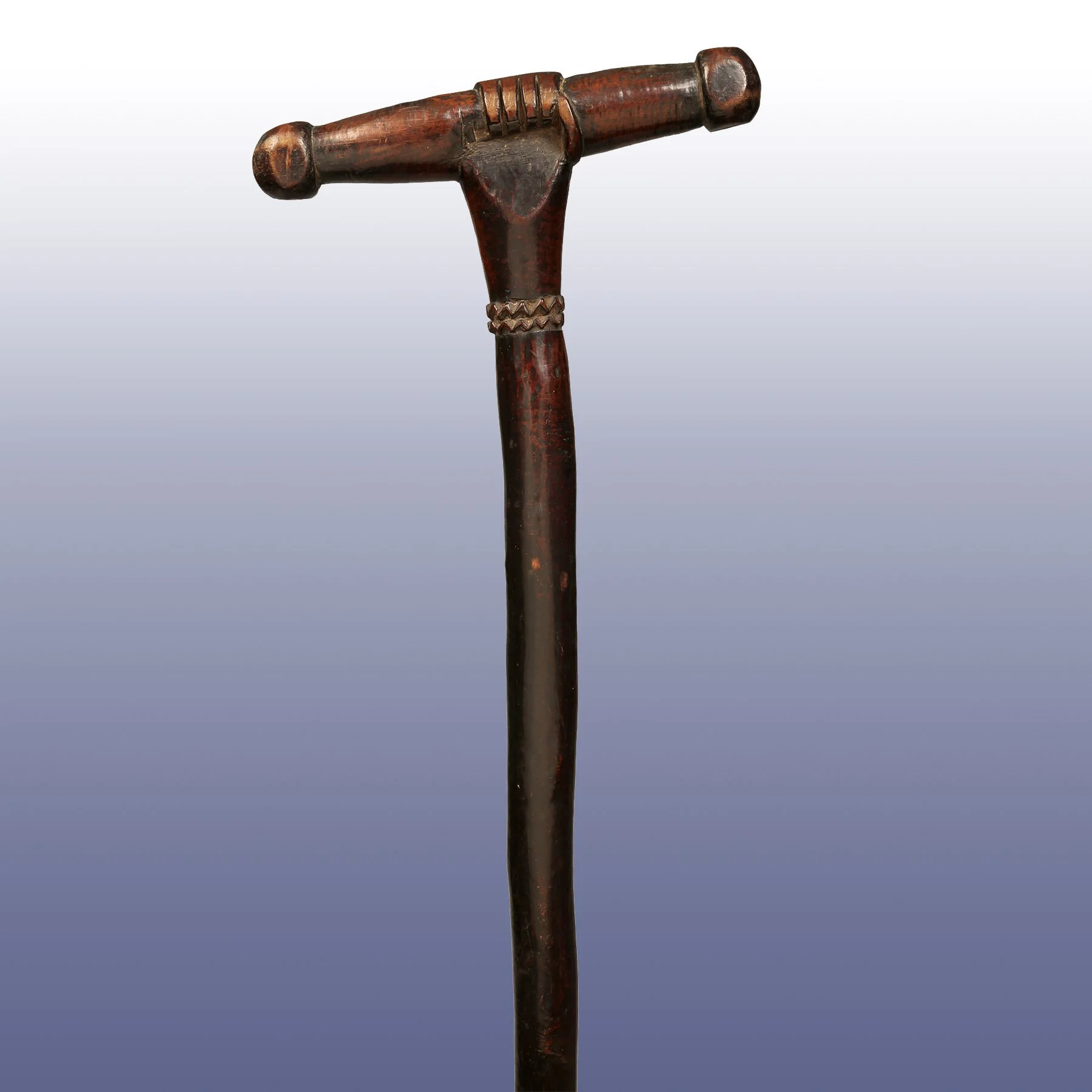 Nepalese Cane of a Hand Gripping a Handle