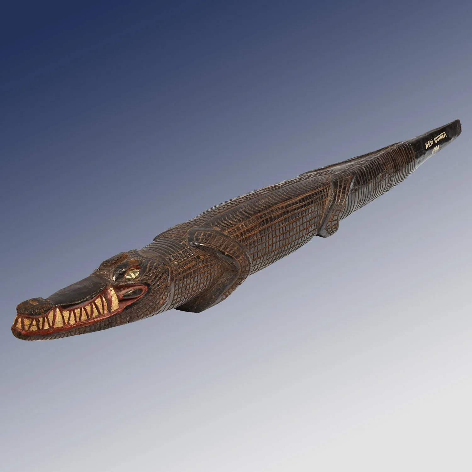 SOLD: Crocodile Souvenir Sculpture, Papua New Guinea